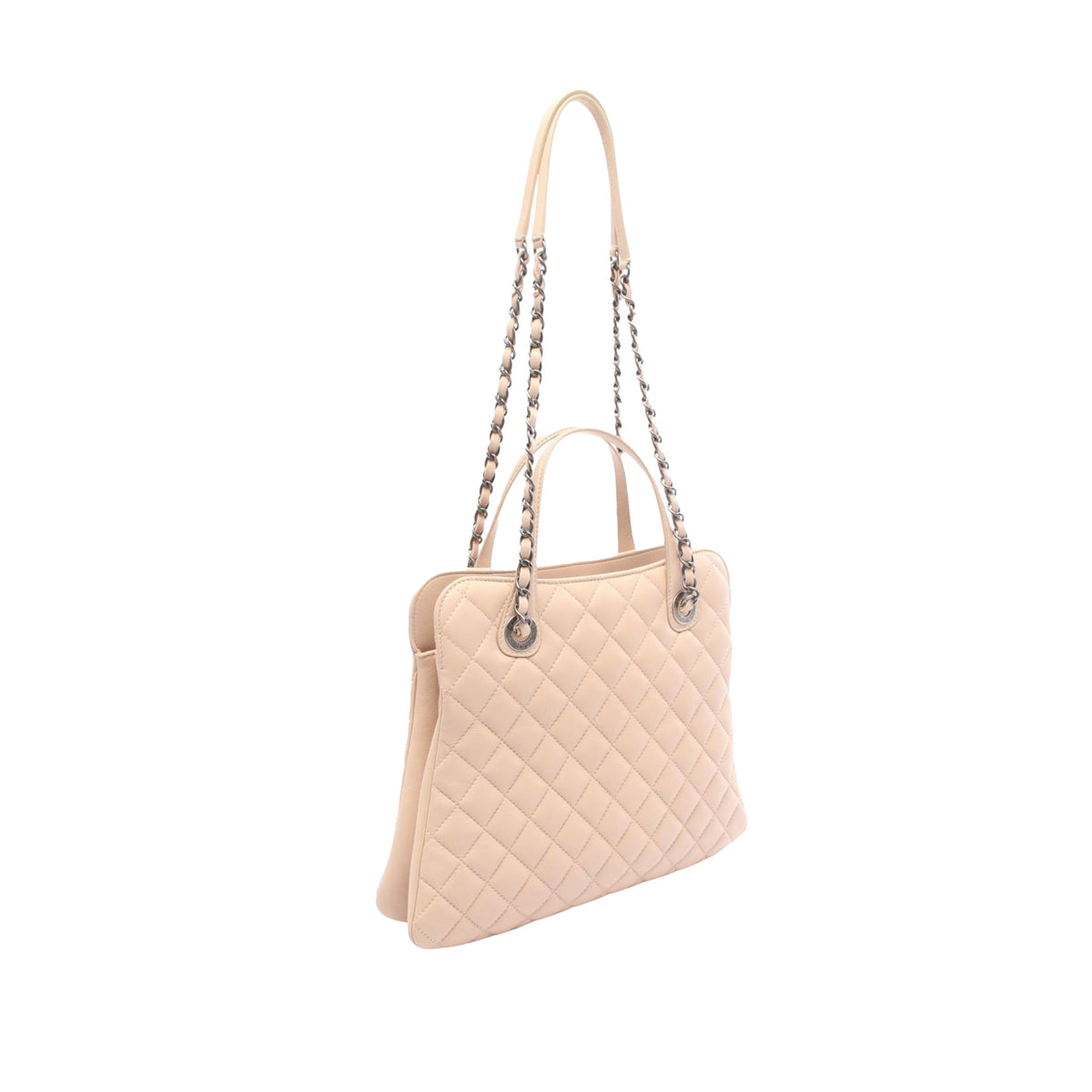 Chanel CC Quilted Lambskin Satchel