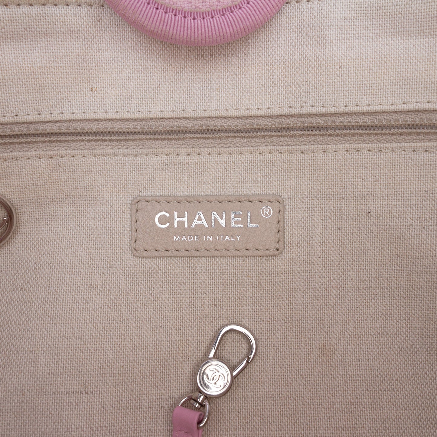 Chanel Small Canvas Deauville Tote