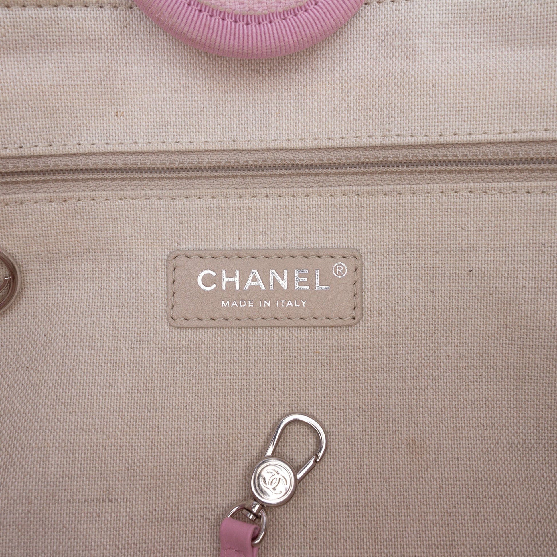 Chanel Small Canvas Deauville Tote