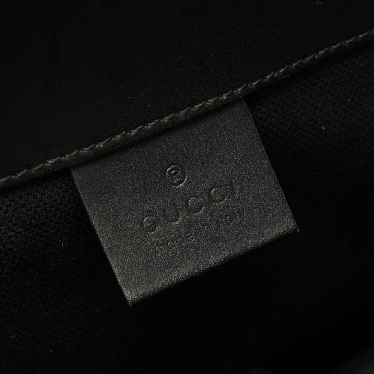 Gucci GG Supreme Web Double Buckles Backpack — Black