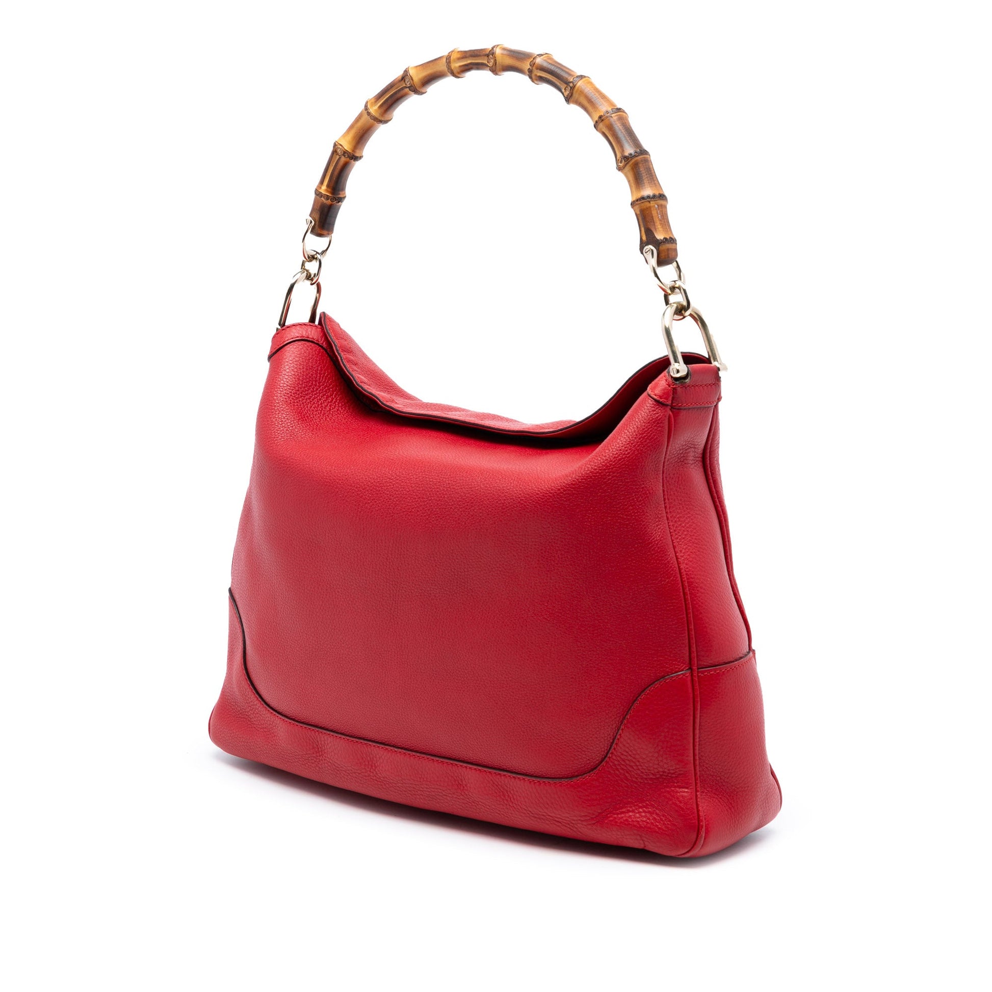 Gucci Calfskin Bamboo Diana Satchel