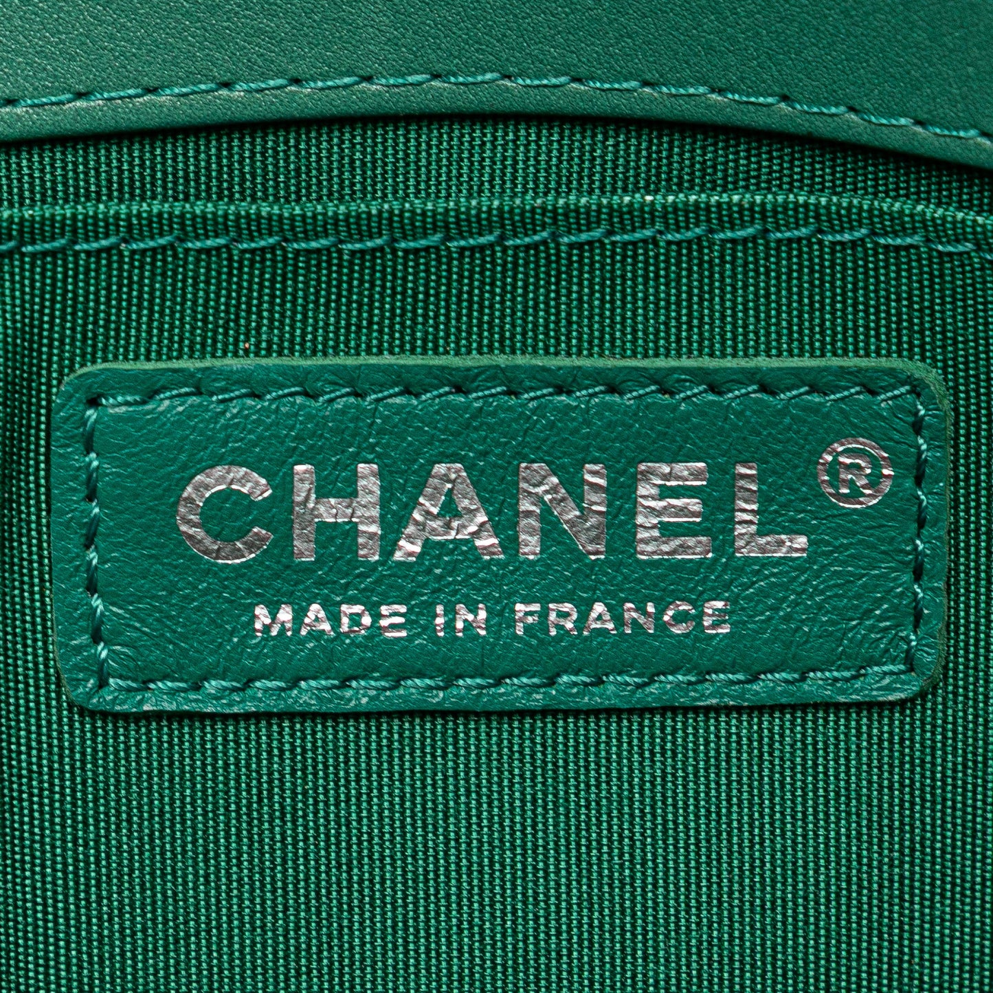 Chanel New Medium Braided Chevron Lambskin Boy Flap