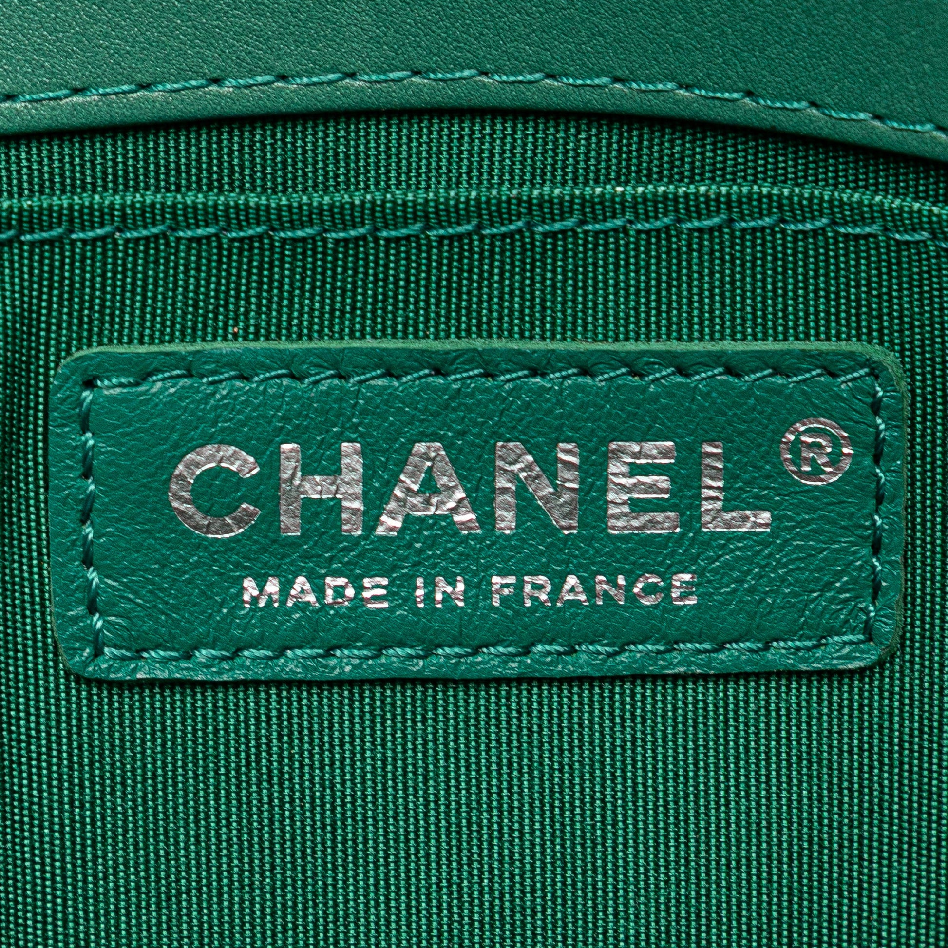 Chanel New Medium Braided Chevron Lambskin Boy Flap