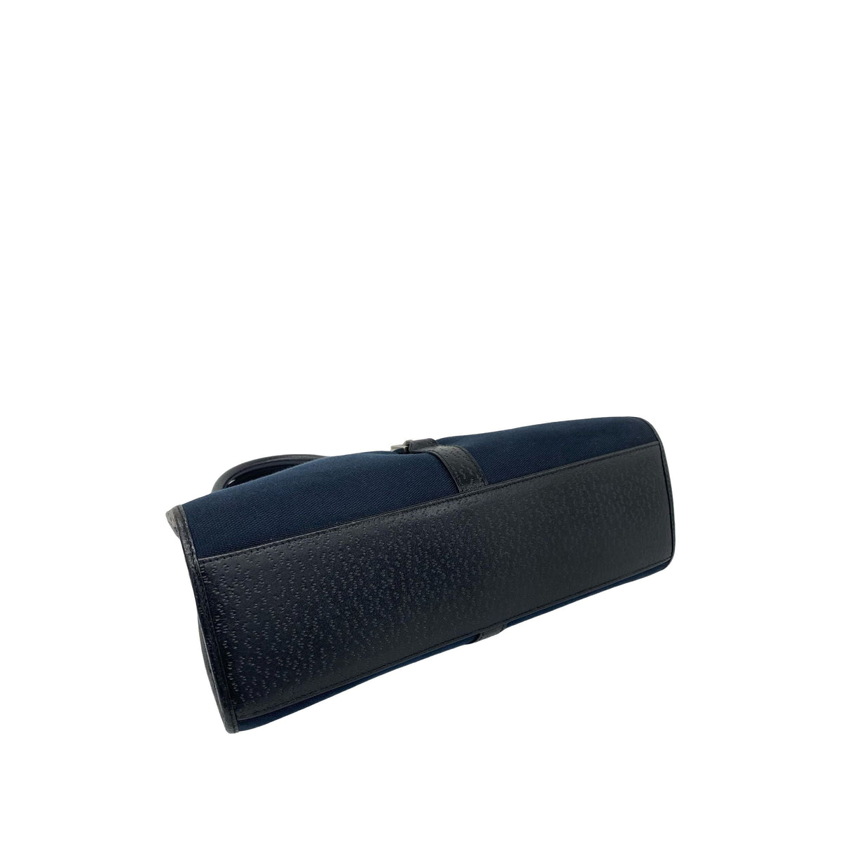 Gucci Canvas Jackie Bardot Shoulder Bag — Black