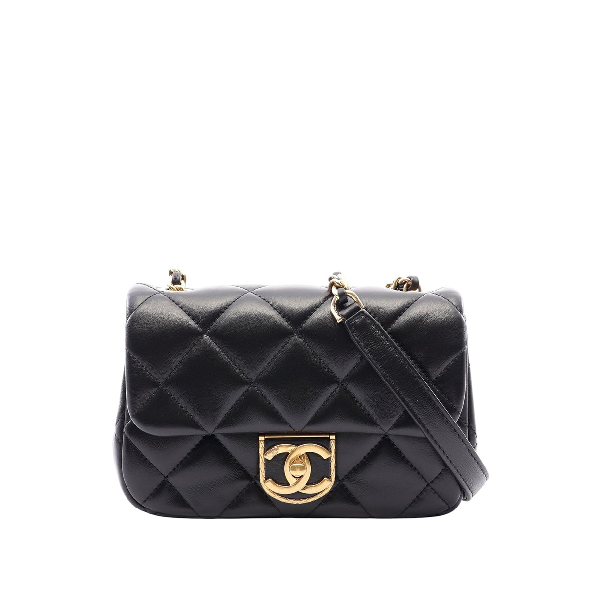 Chanel Mini CC Quilted Lambskin Flap