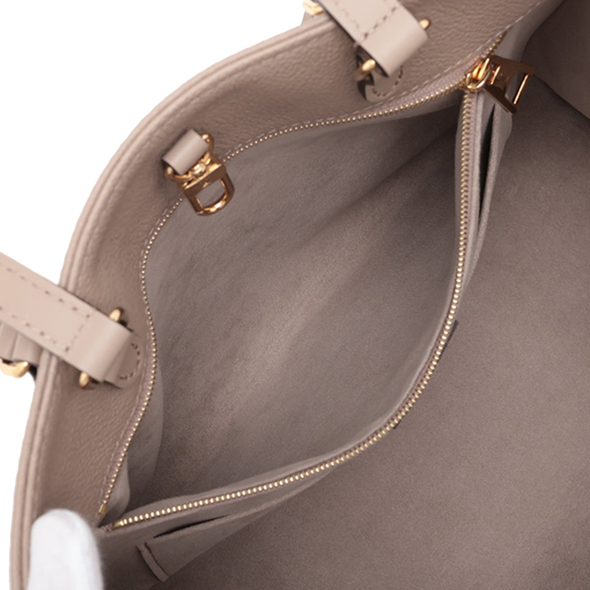 Louis Vuitton Monogram Empreinte OnTheGo MM — Beige