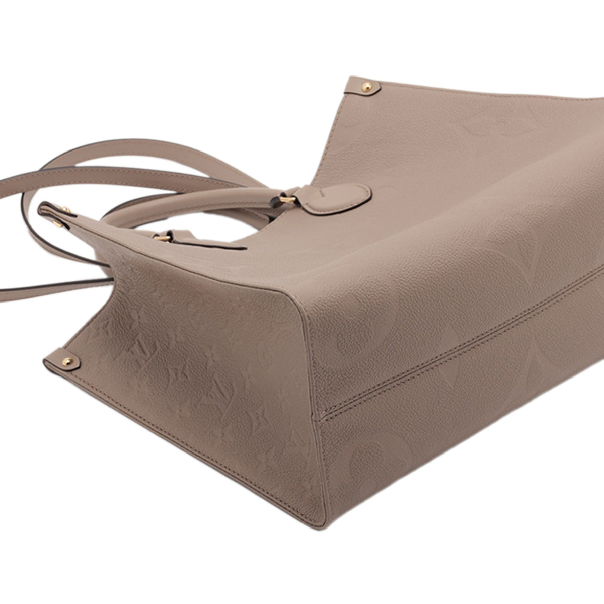 Louis Vuitton Monogram Empreinte OnTheGo MM — Beige