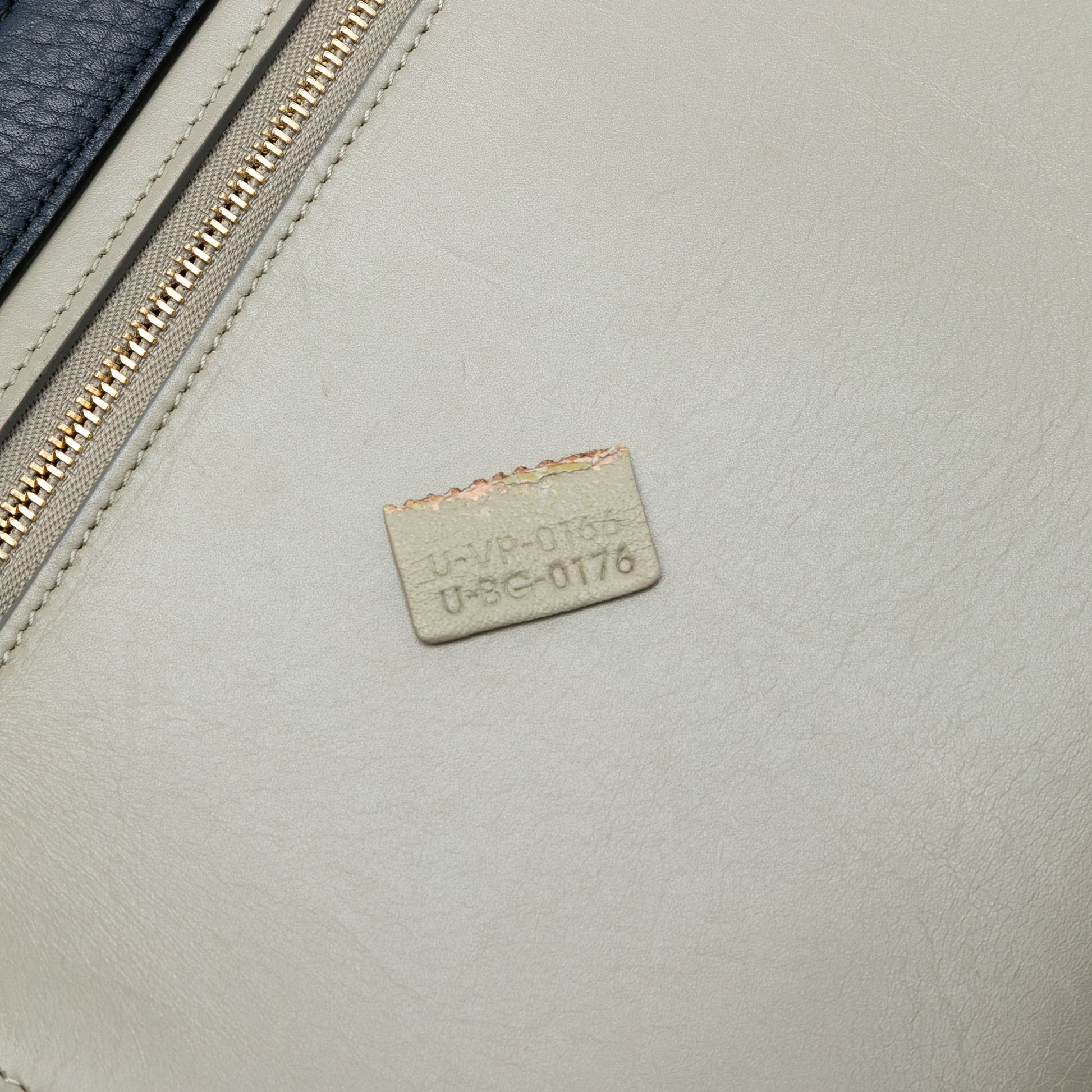 Celine Medium Tricolor Trapeze Satchel
