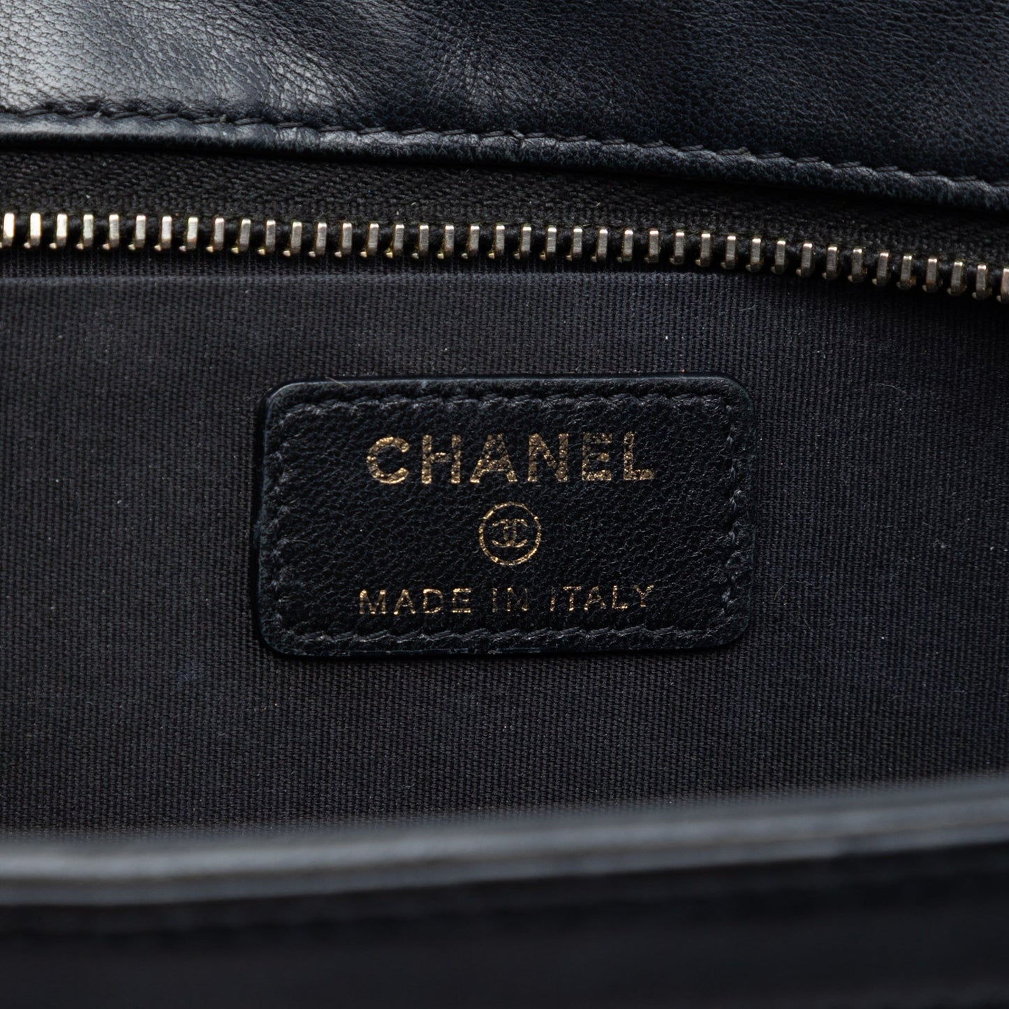 Chanel Quilted Lambskin Front Pocket Clutch With Chain