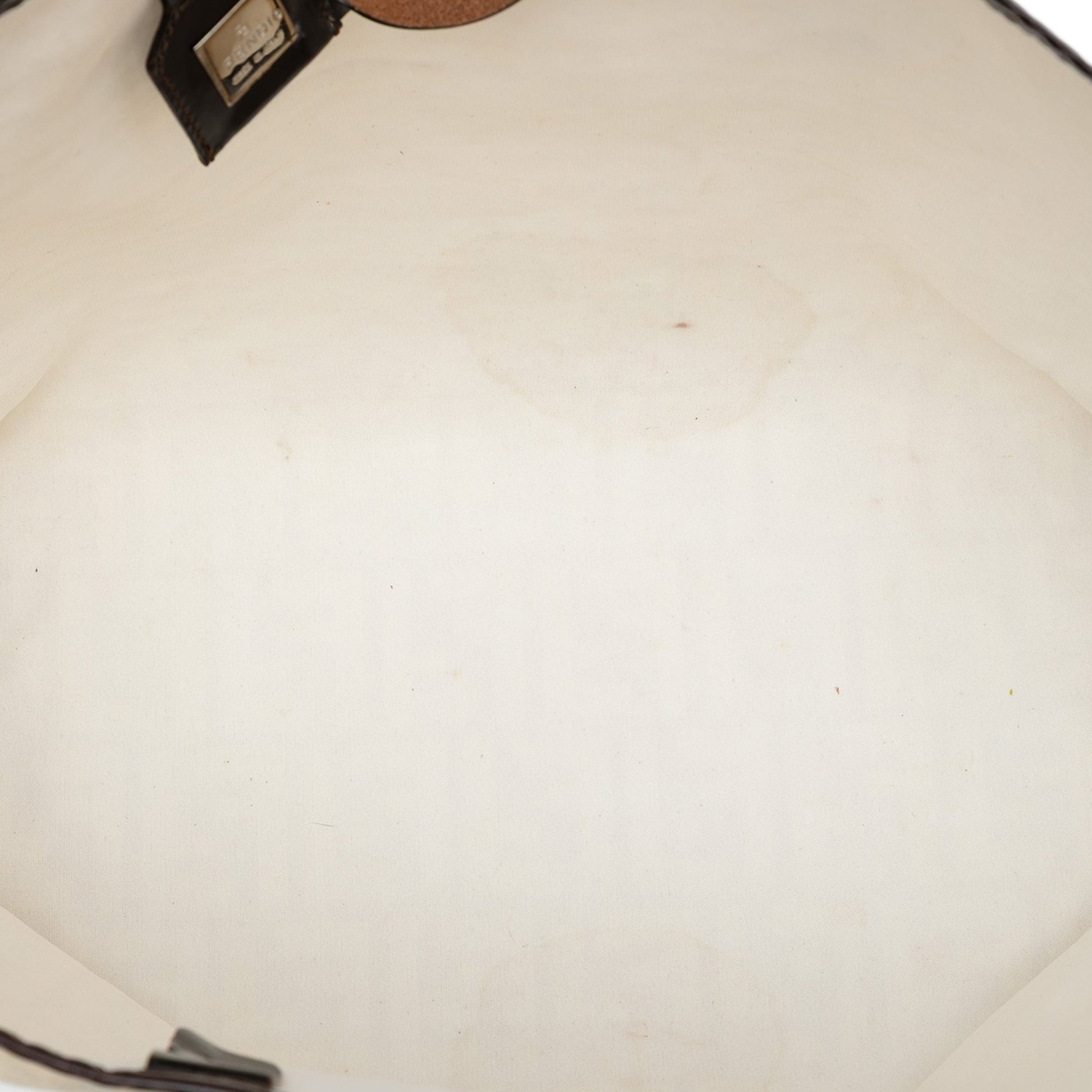 Fendi Medium Zucca Canvas Roll Tote