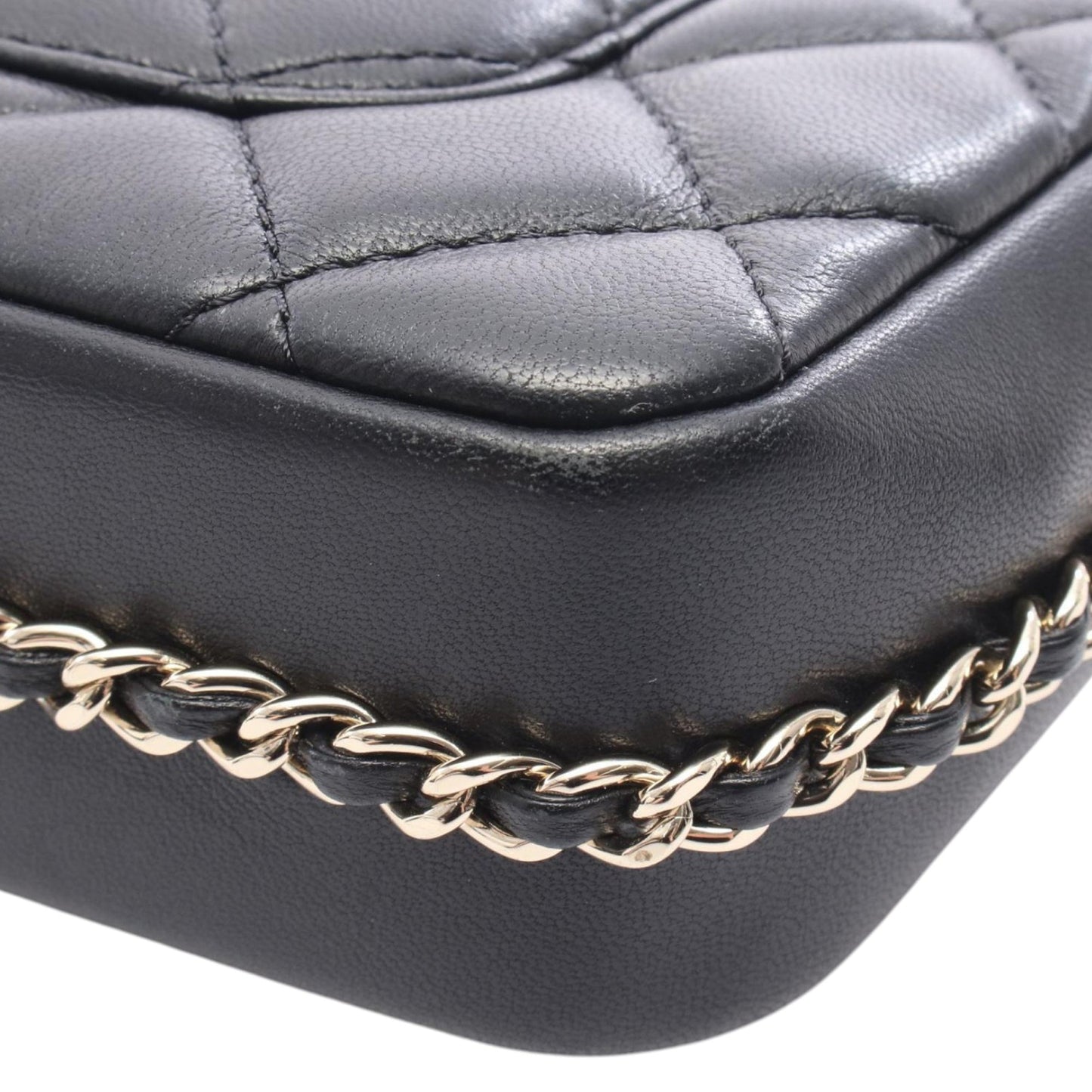 Chanel Small Quilted Lambskin My Precious Pearls Chain Flap