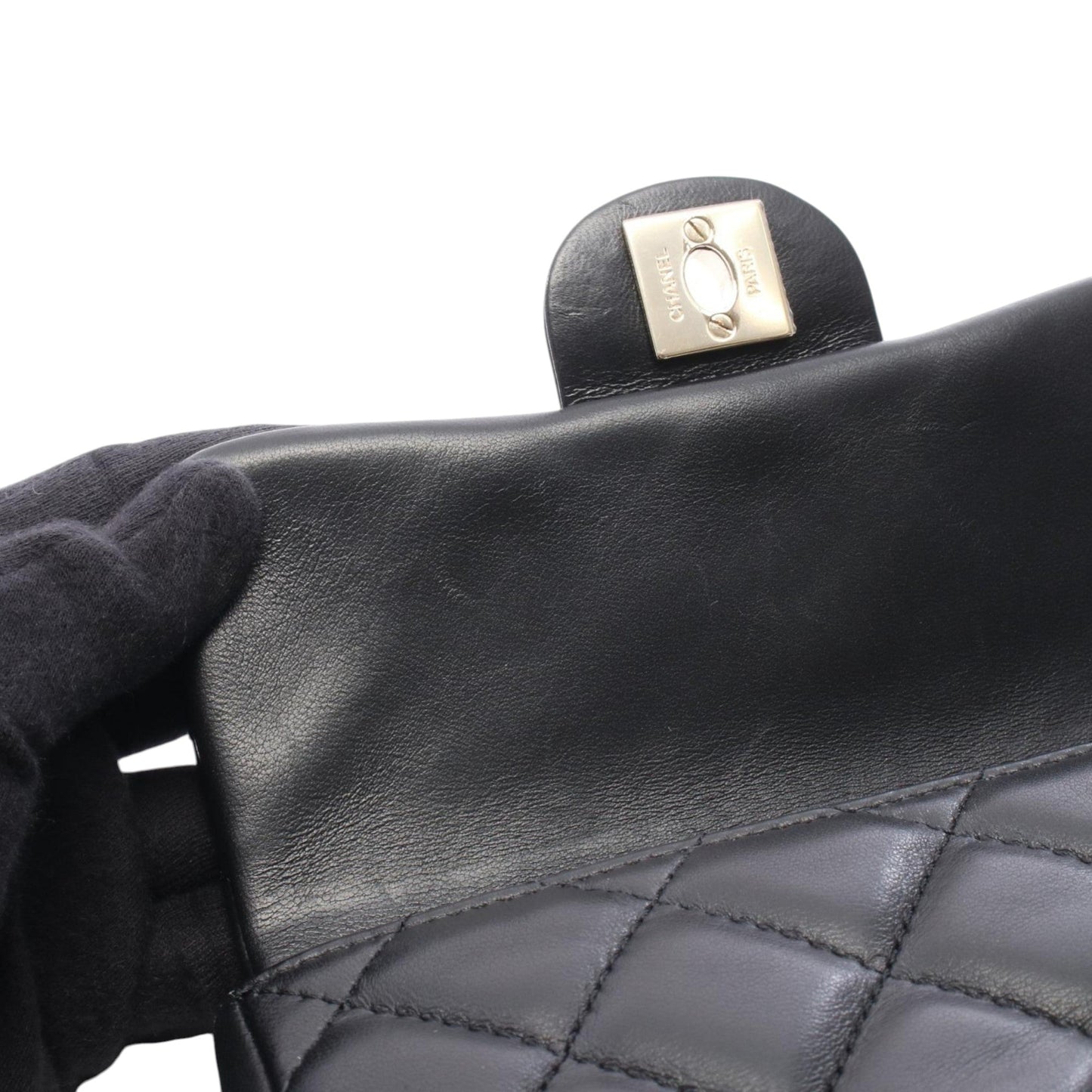 Chanel Small Quilted Lambskin My Precious Pearls Chain Flap