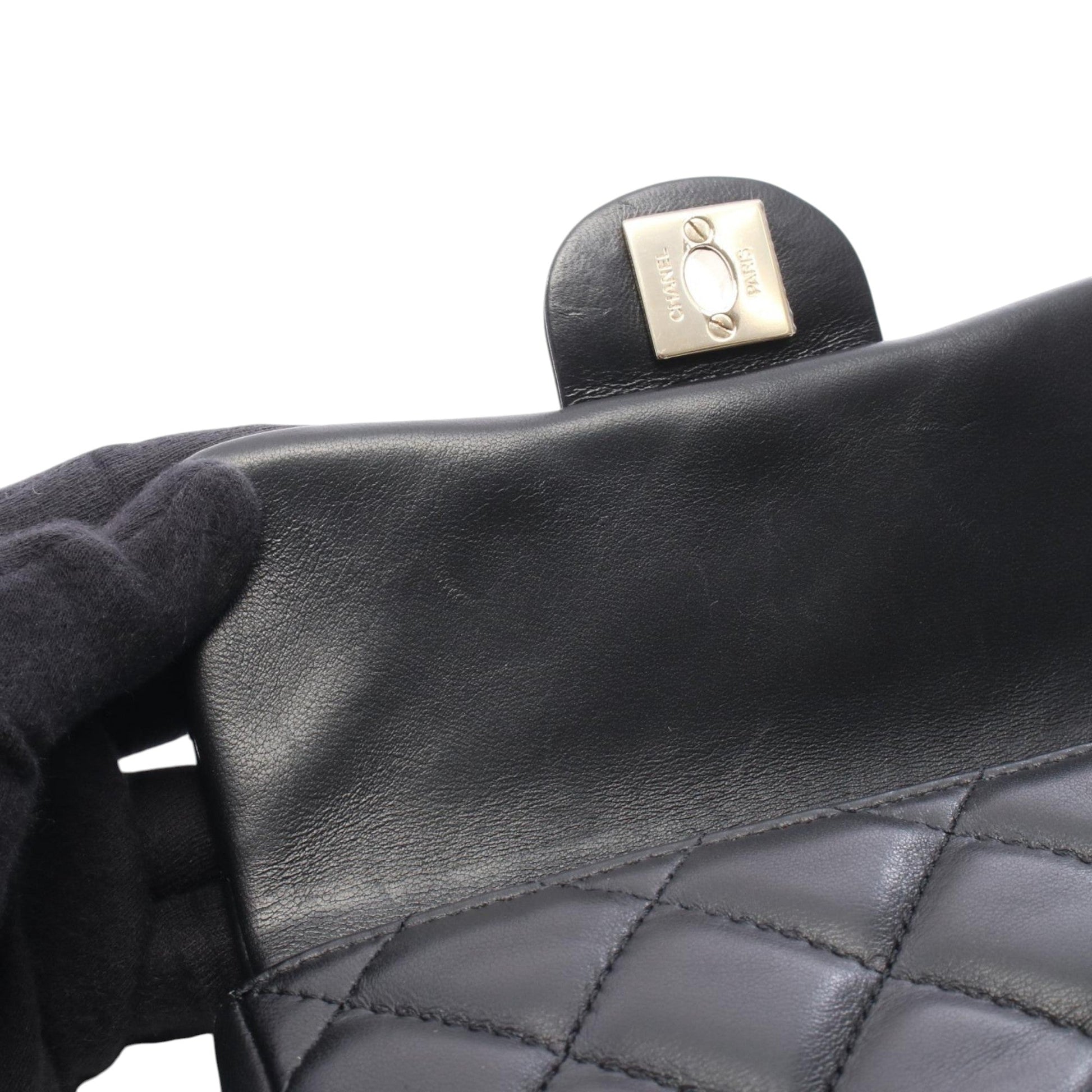 Chanel Small Quilted Lambskin My Precious Pearls Chain Flap