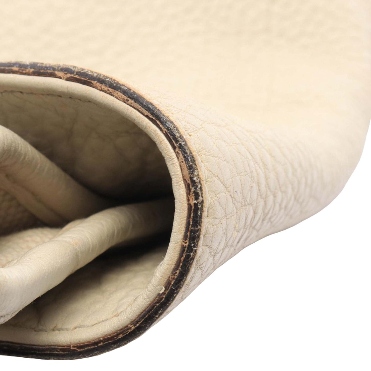Gucci Leather Web Messenger Bag — White