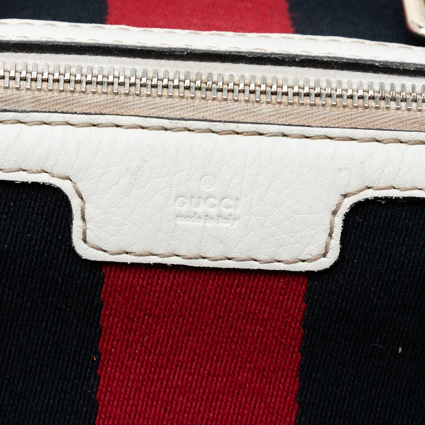 Gucci Medium Calfskin Web Joy Boston Bag