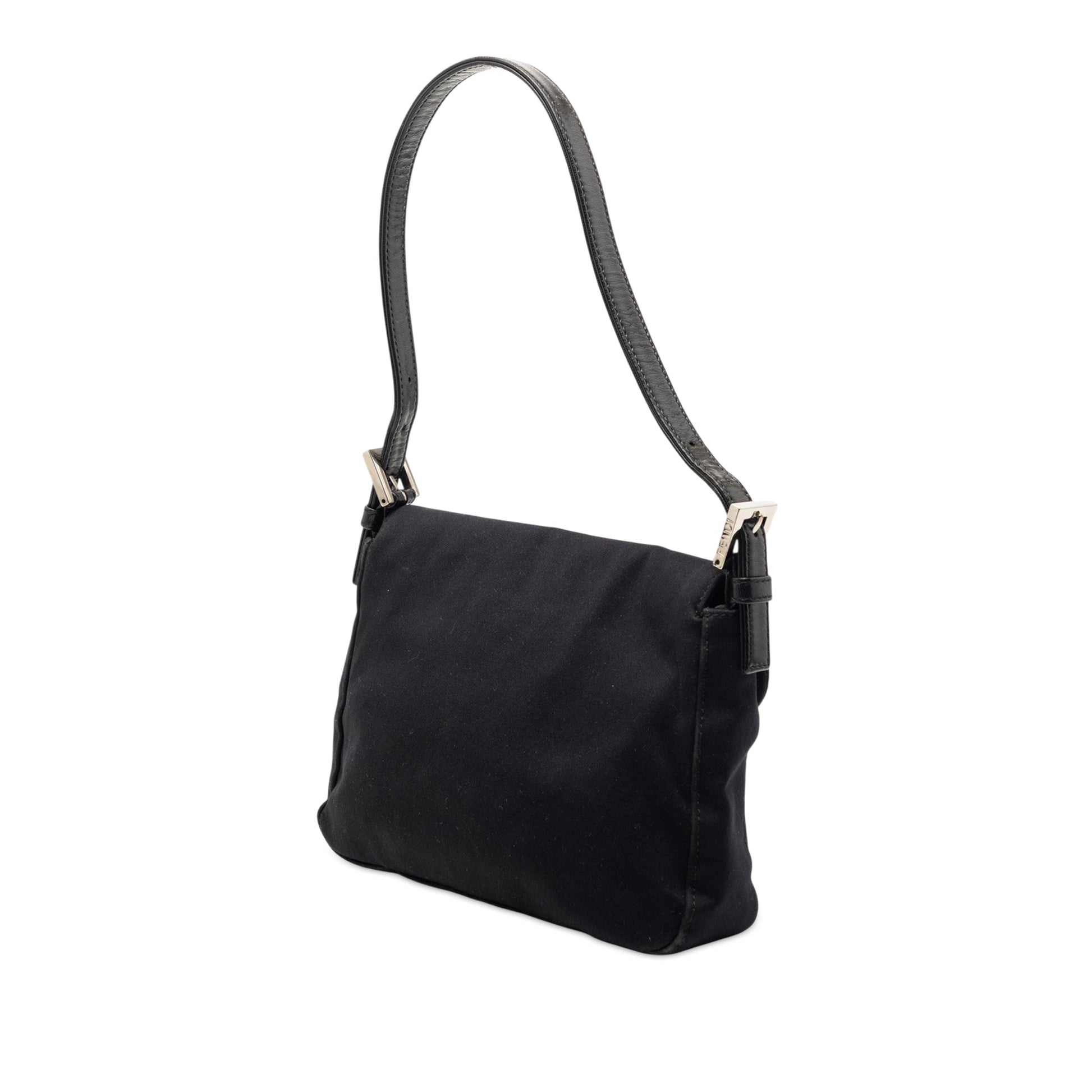 Fendi Cotton Flap Shoulder Bag