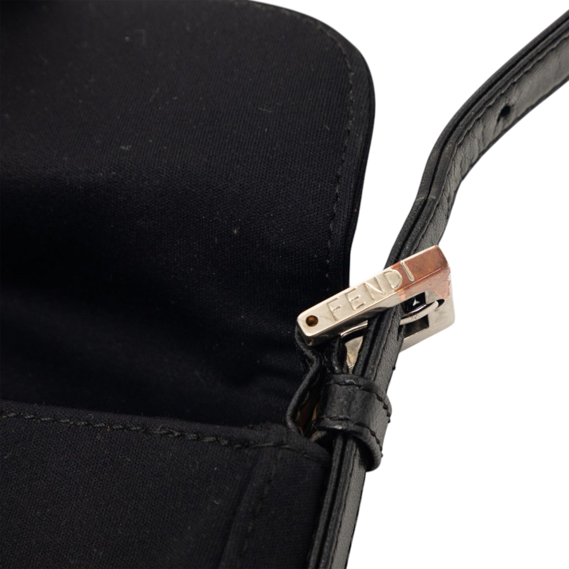 Fendi Cotton Flap Shoulder Bag