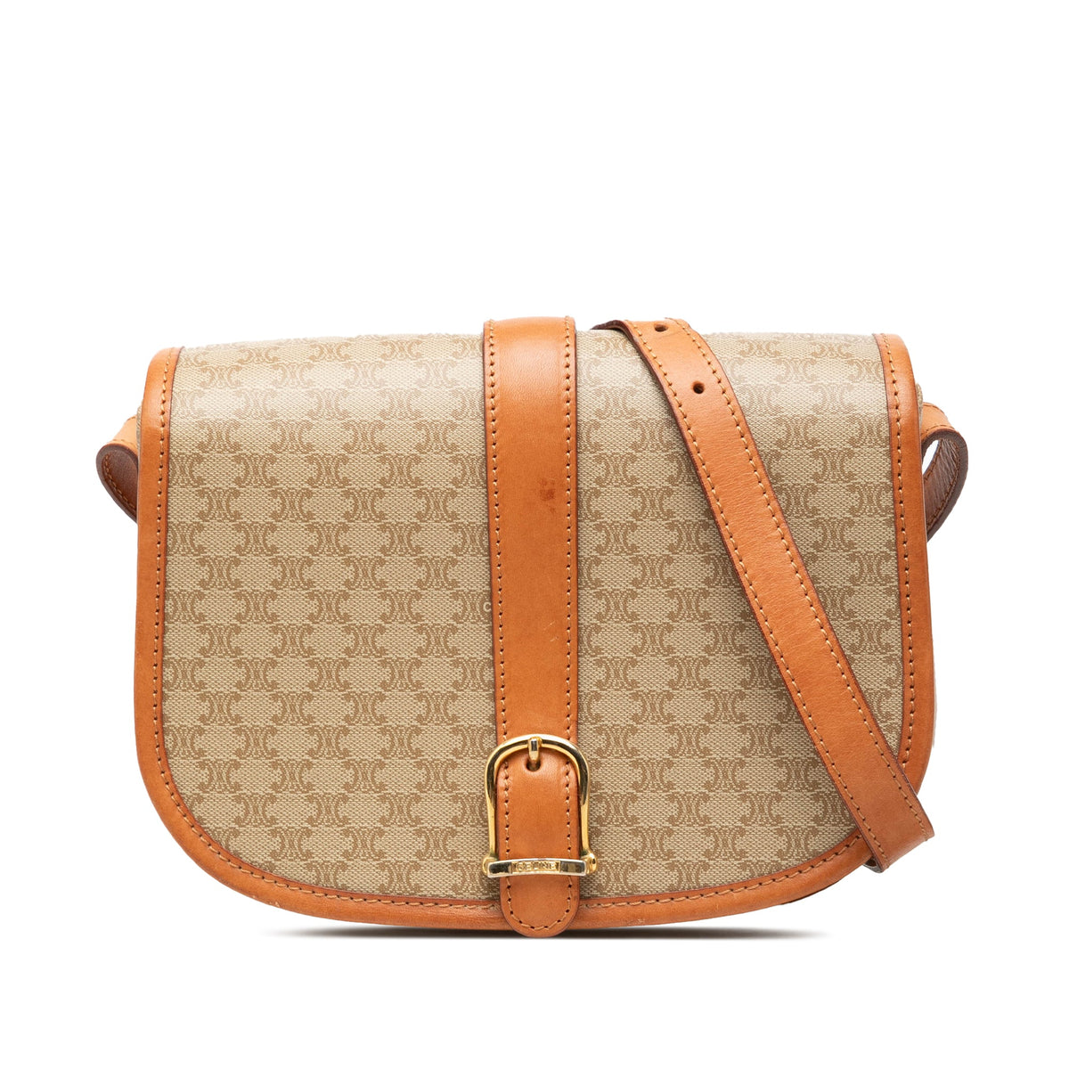 Celine Macadam Coated Canvas Crossbody