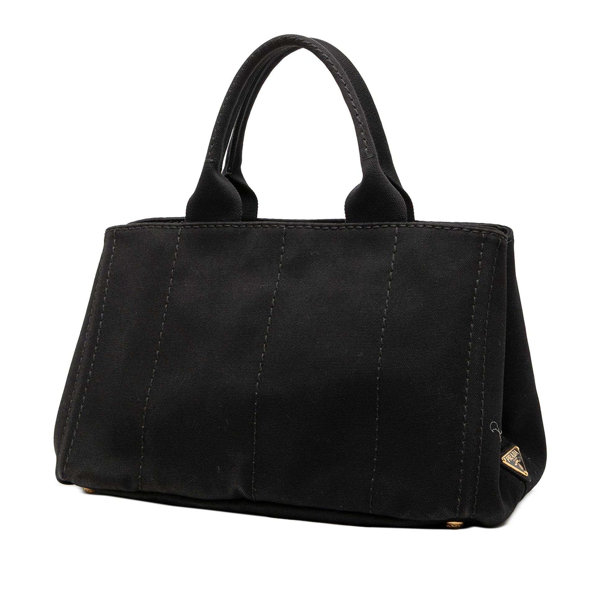 Prada Canvas Canapa Logo Satchel