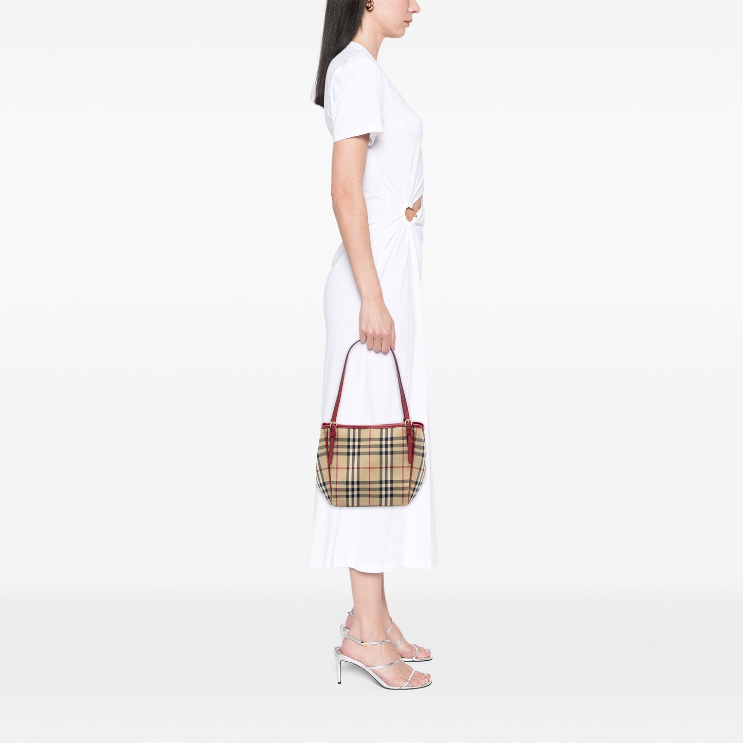 Small Haymarket Check Canvas Canterbury Tote