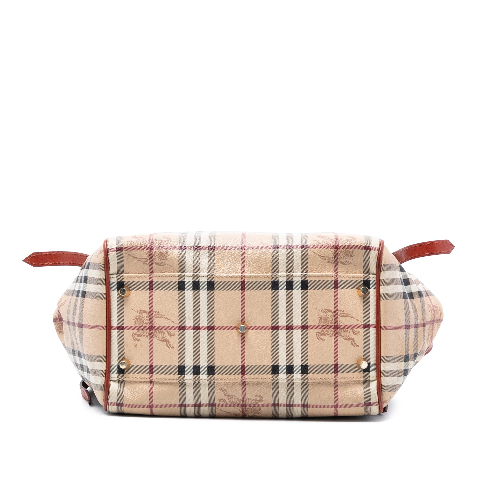 Burberry Small Haymarket Check Coated Canvas Canterbury Tote