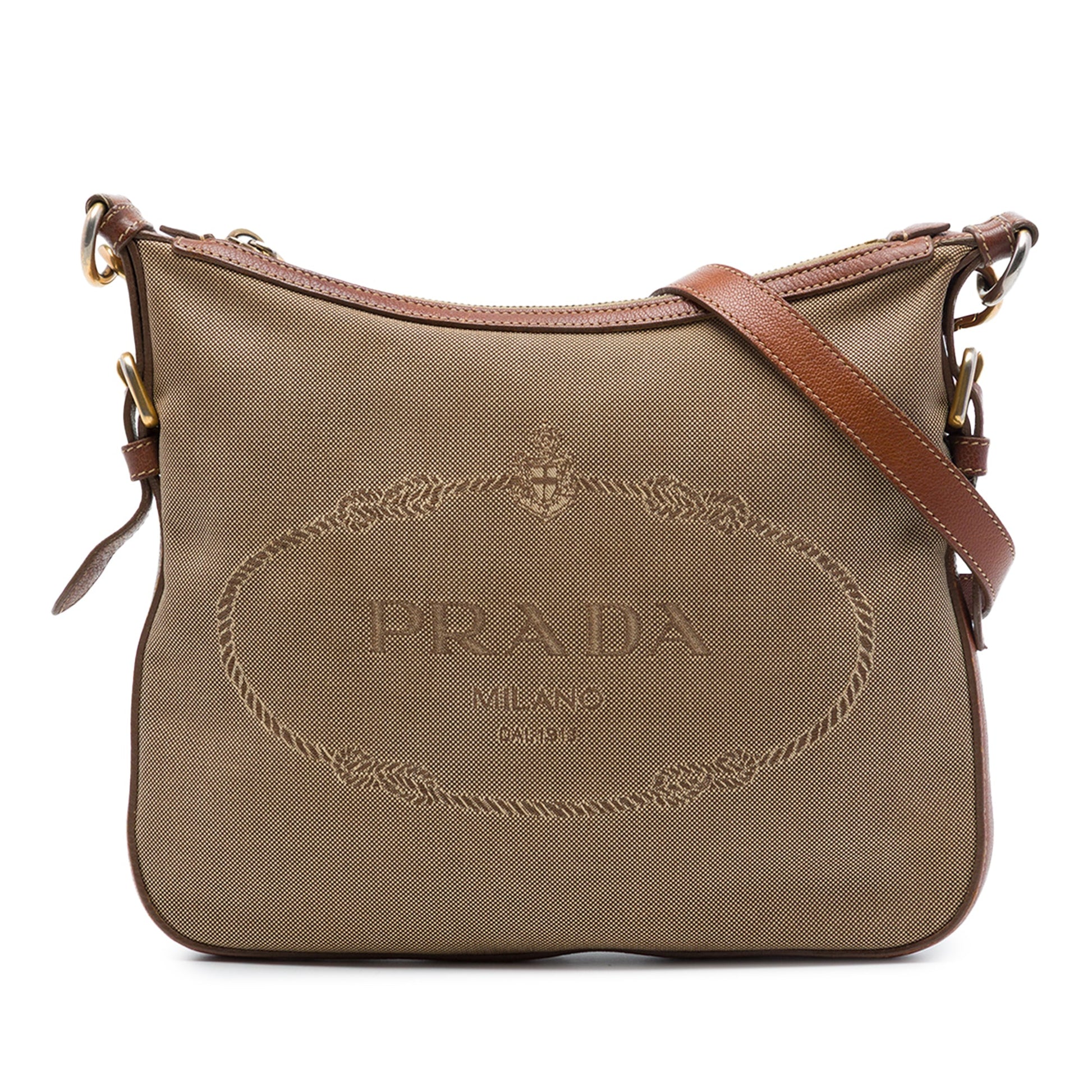 Prada Canvas Canapa Logo Crossbody