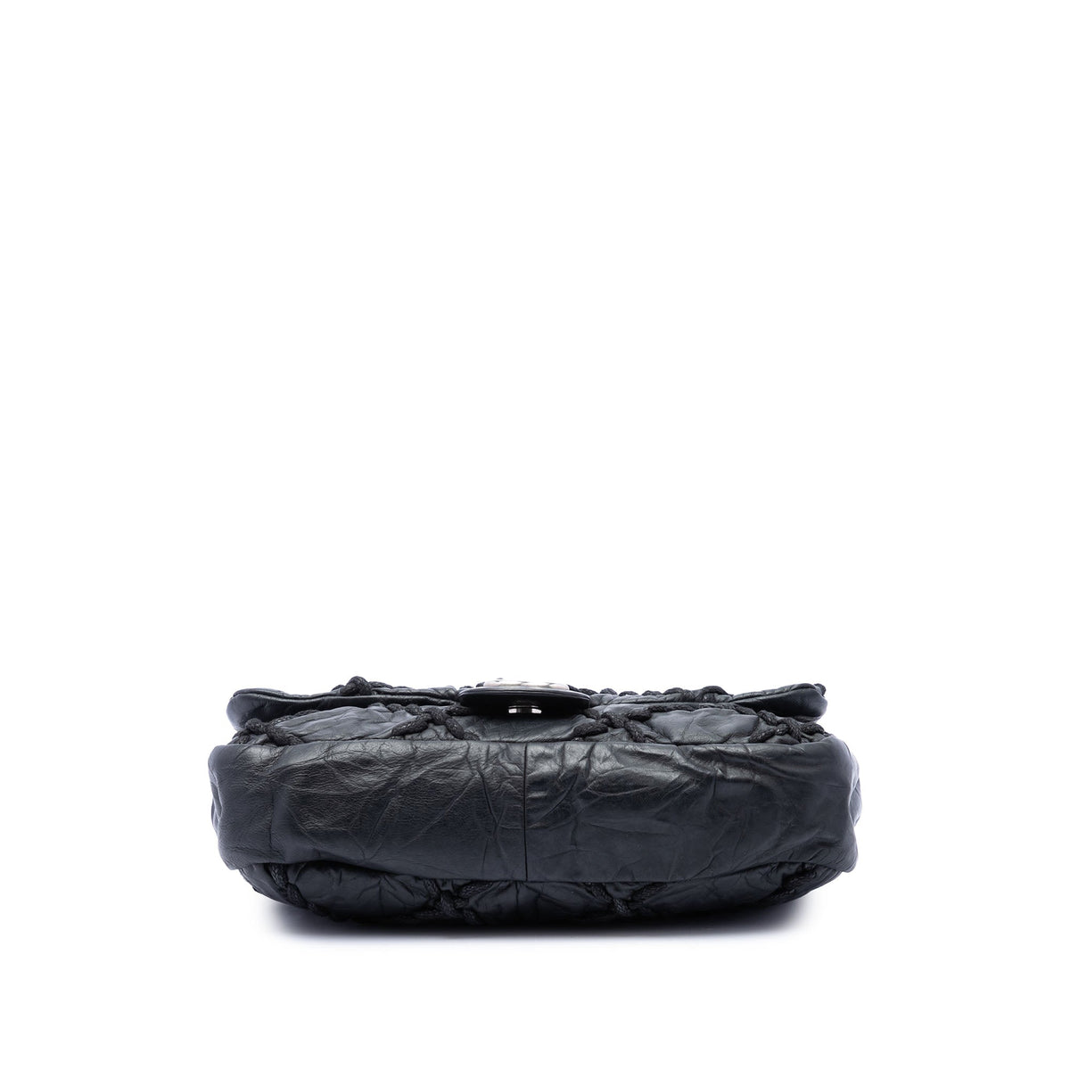 Chanel Medium Quilted Crinkled Calfskin Ultra Stitch Flap