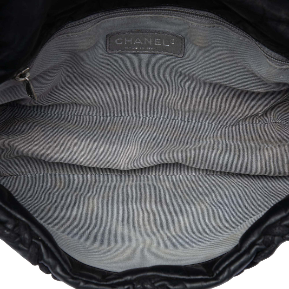 Chanel Medium Quilted Crinkled Calfskin Ultra Stitch Flap