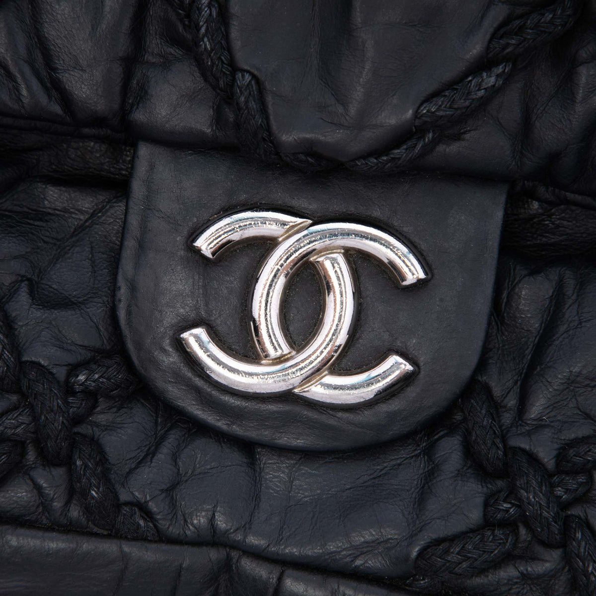 Chanel Medium Quilted Crinkled Calfskin Ultra Stitch Flap