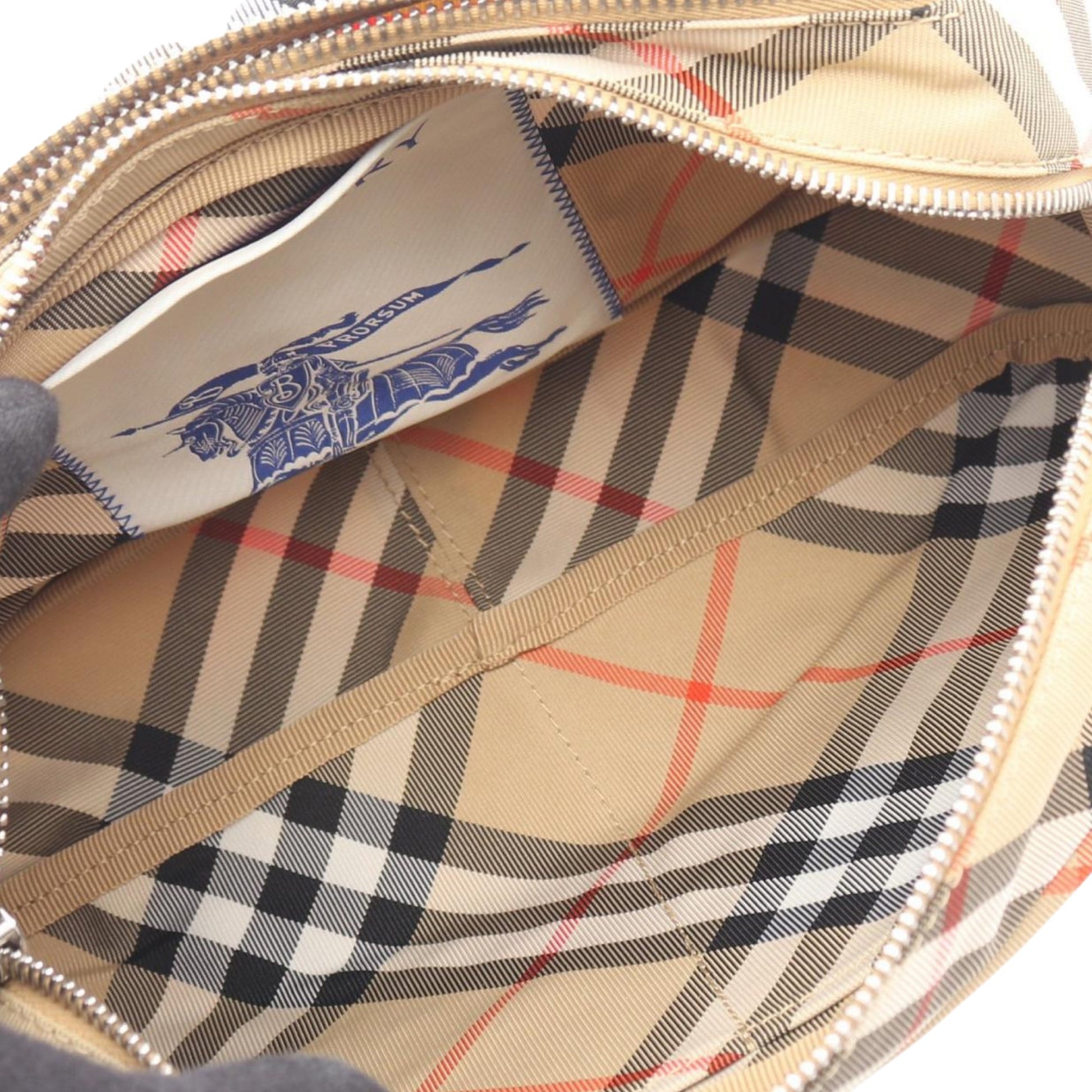Burberry Supernova Check Canvas Crossbody