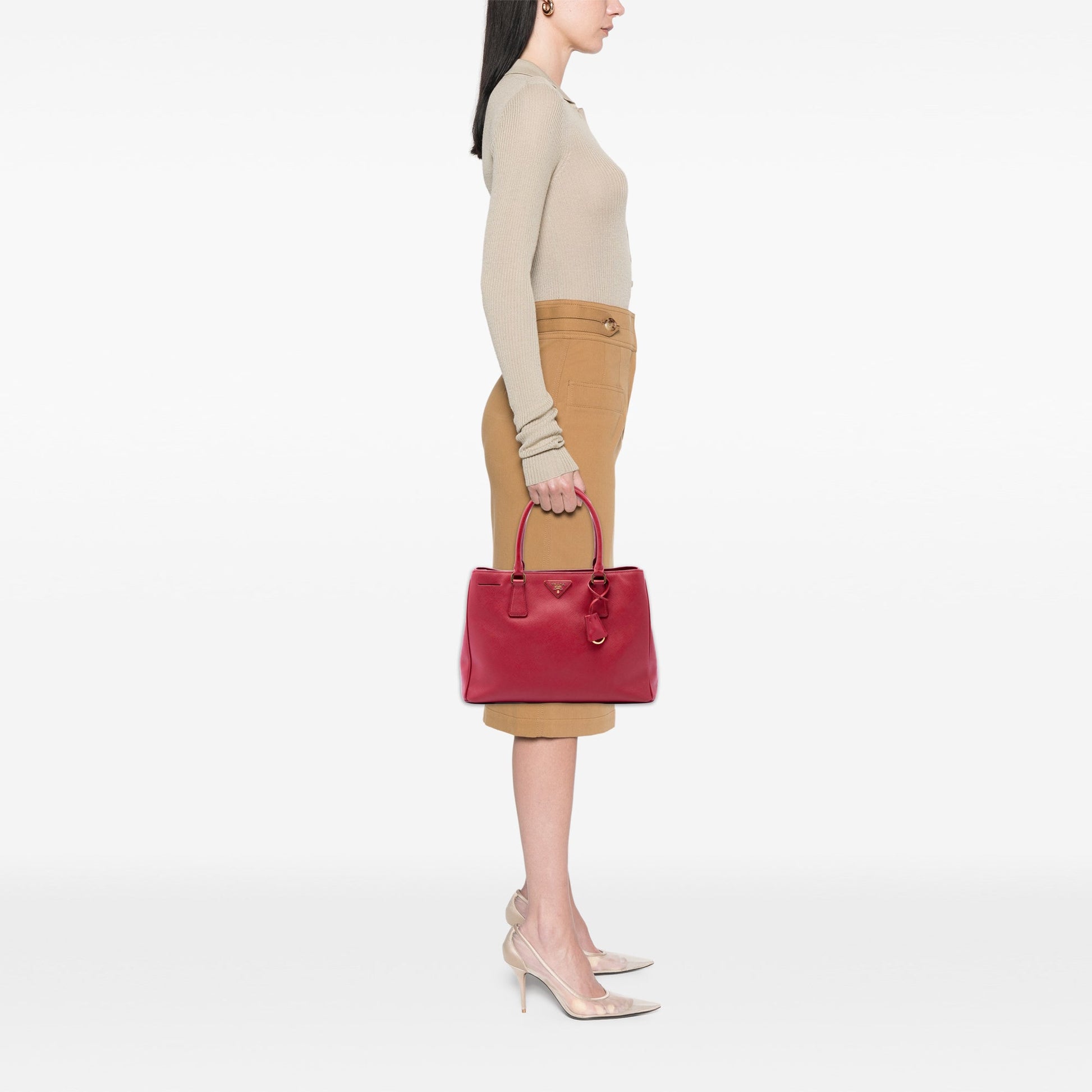 Prada Medium Saffiano Lux Galleria Tote