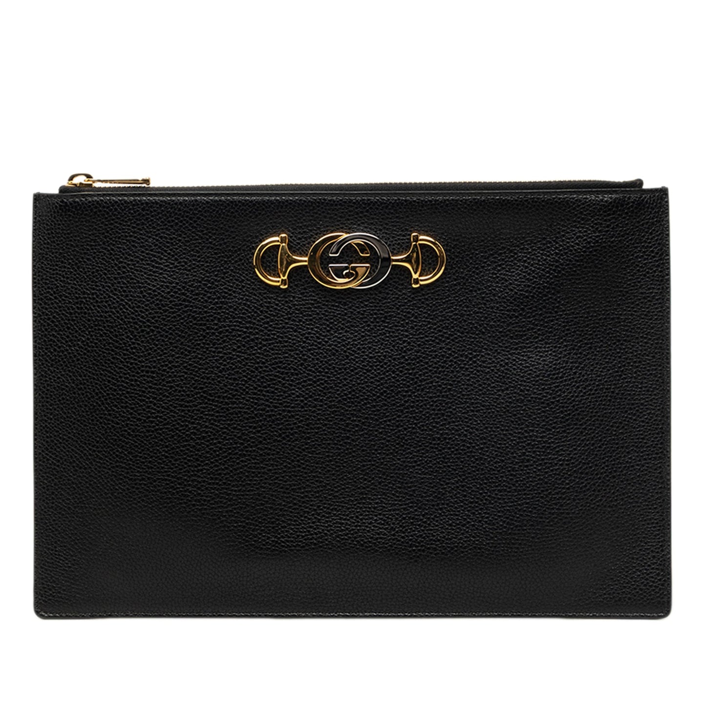 Gucci Grained Calfskin Zumi Zip Pouch