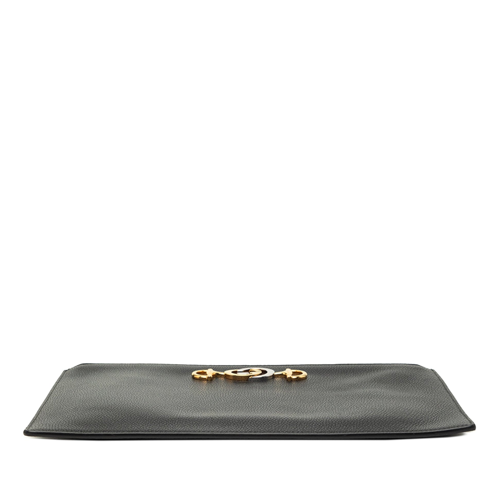 Gucci Grained Calfskin Zumi Zip Pouch