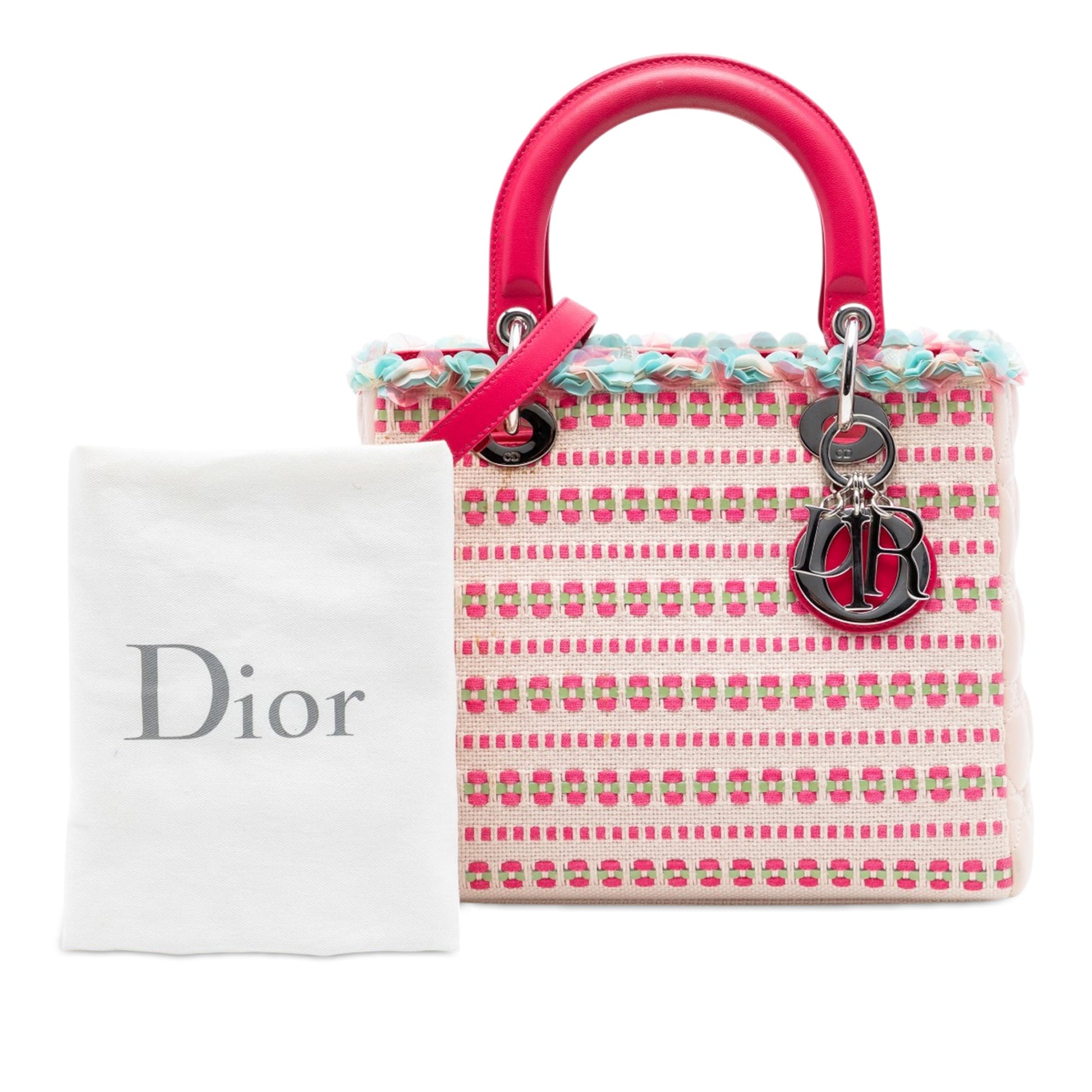 Dior Medium Tweed Sequin Lady Dior