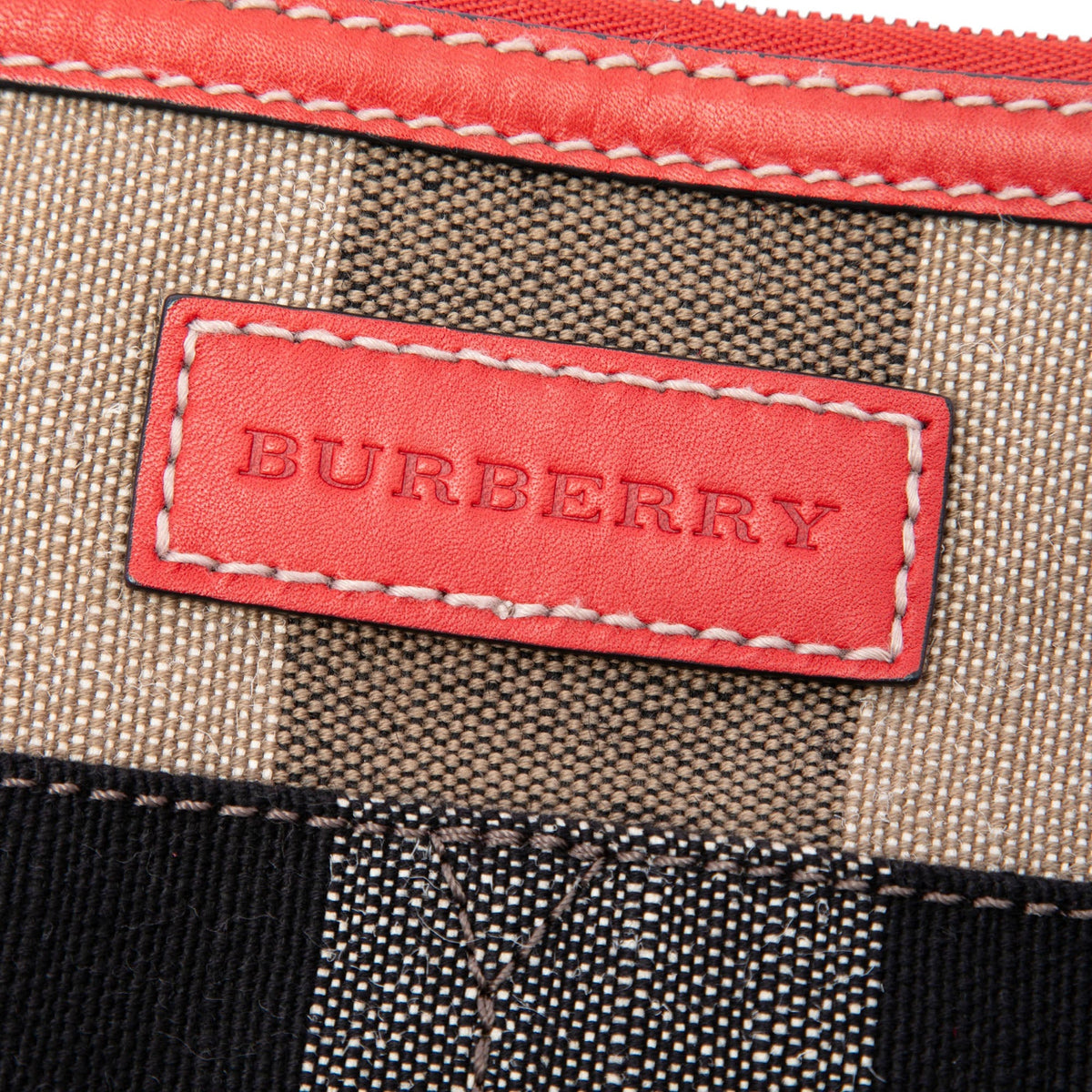 Burberry Medium Mega Check Canvas Ashby Bucket Bag