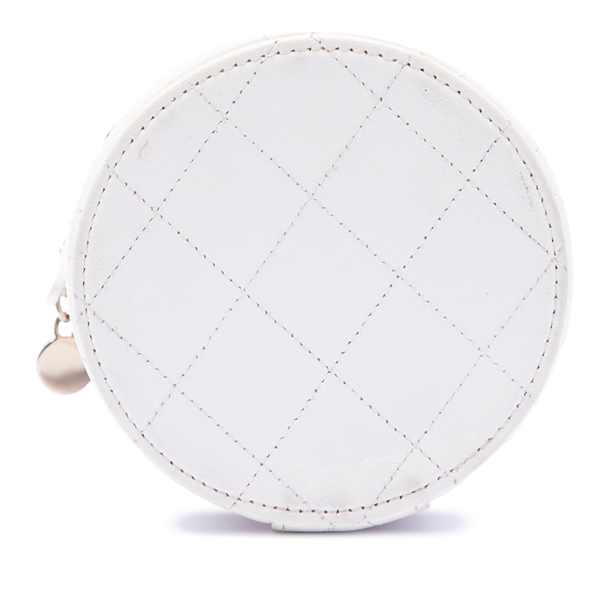 Chanel Quilted Lambskin Chain and Charm Vanity Case