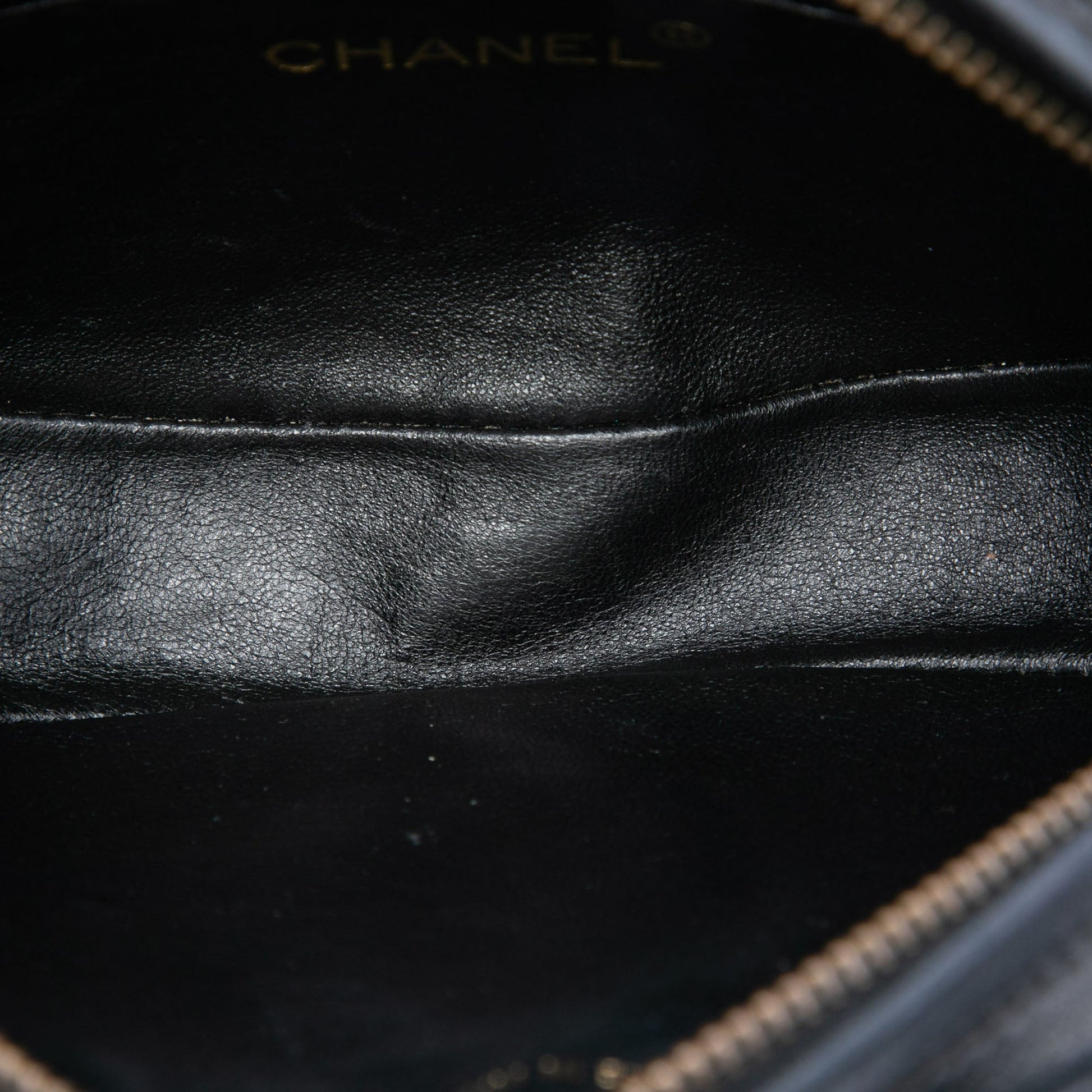 Chanel CC Lambskin Tassel Oval Camera Bag