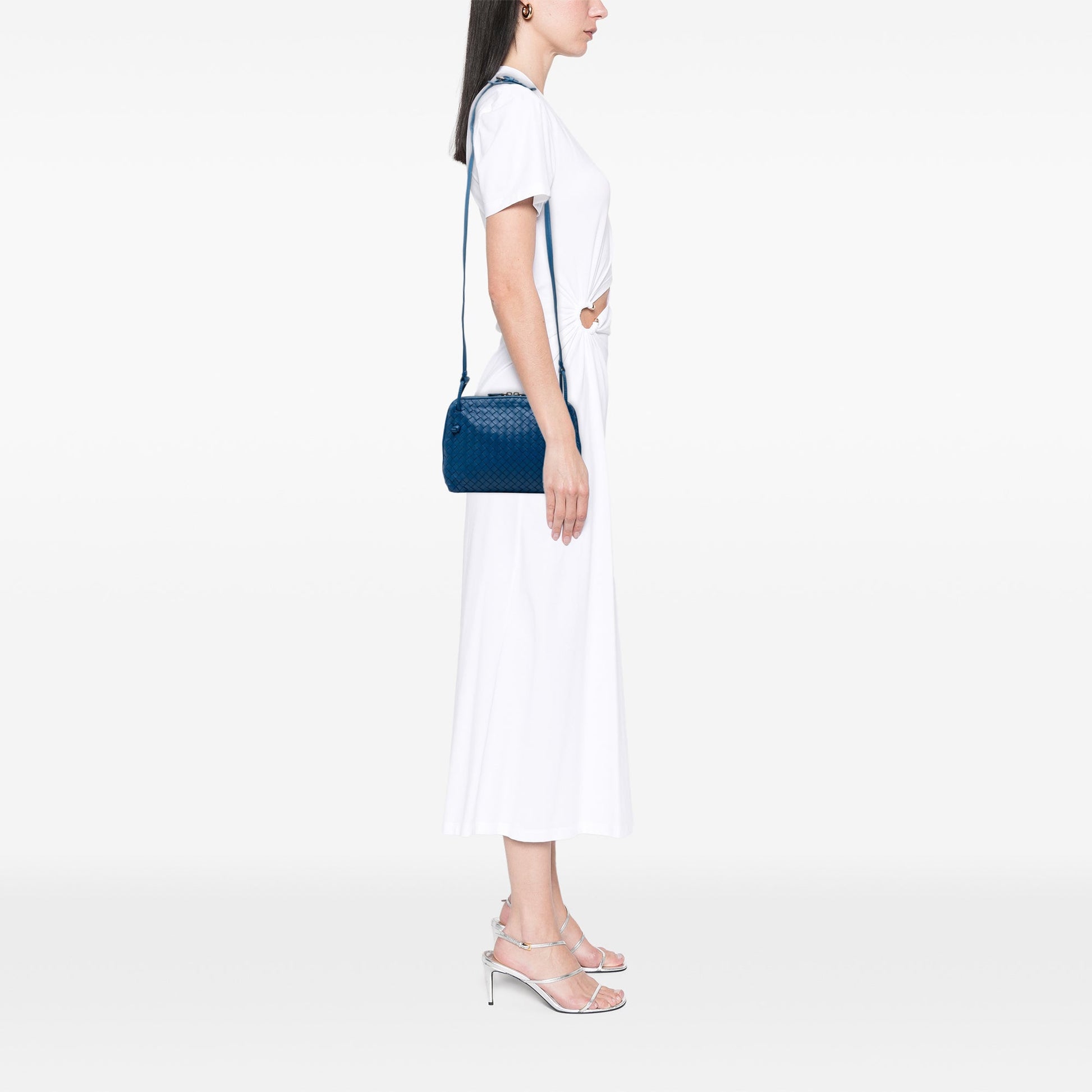 Bottega Veneta Nappa Intrecciato Nodini Crossbody
