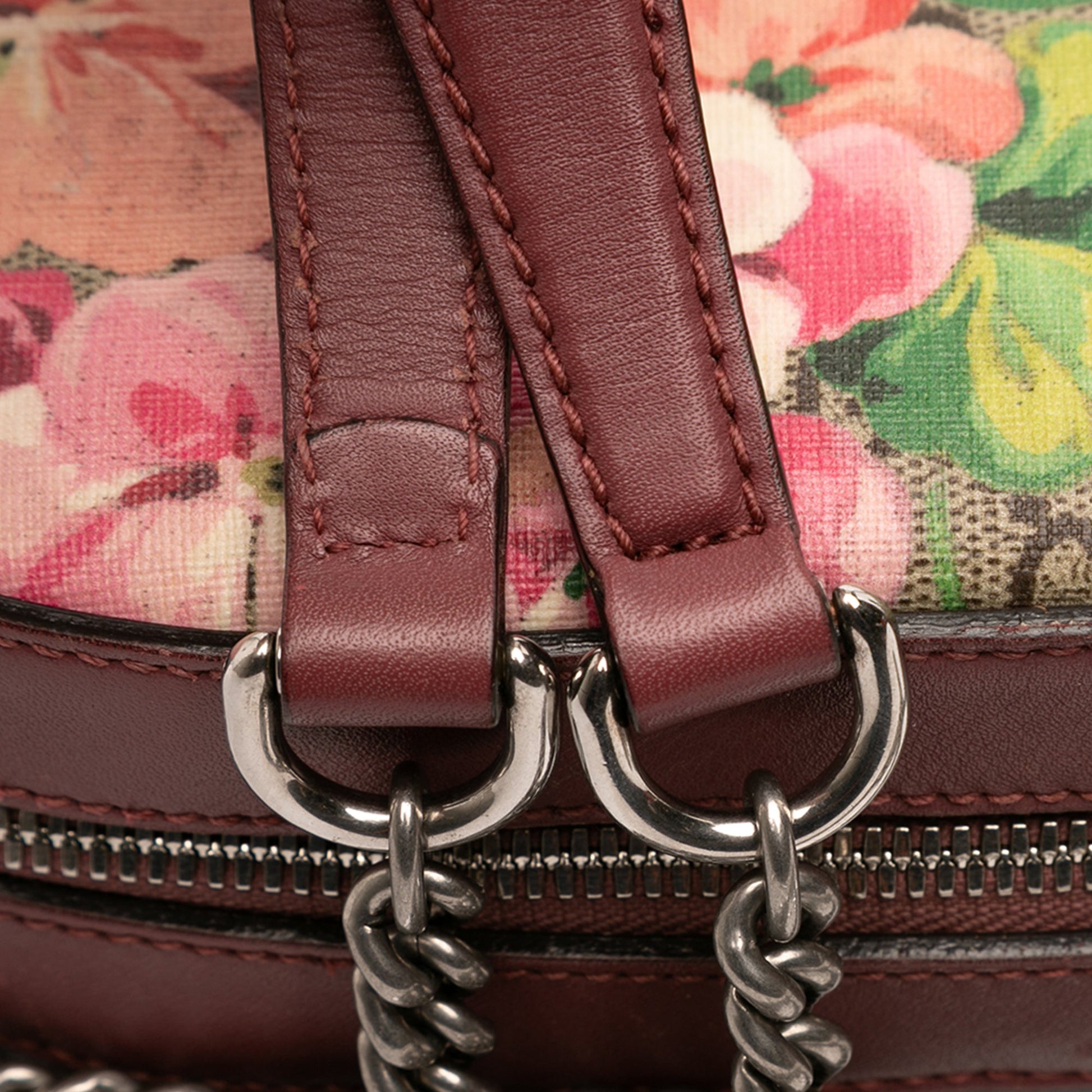 Gucci Mini GG Supreme Blooms Chain Crossbody