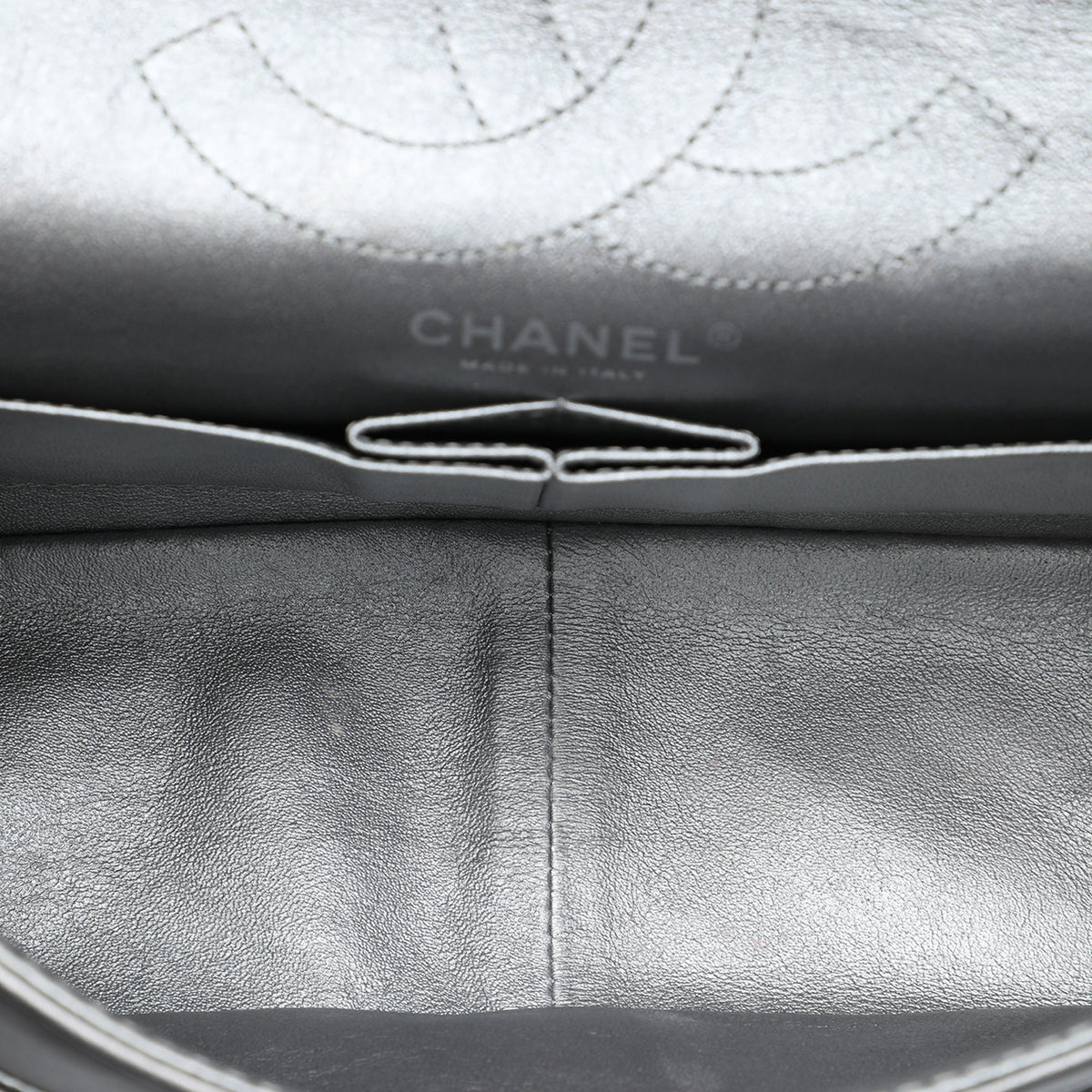 Chanel Quilted Metallic Aged Calfskin Reissue 2.55 Double Flap 226