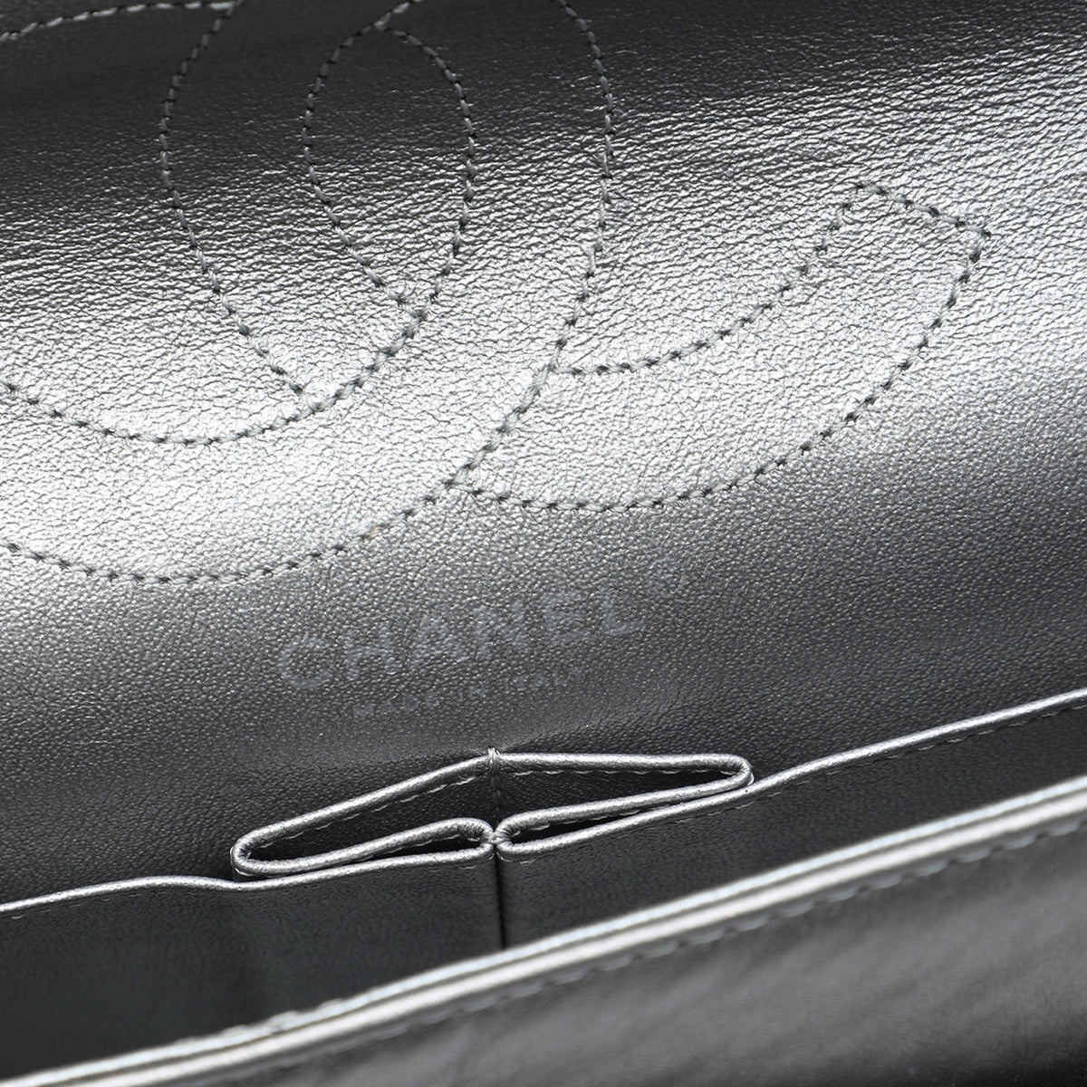 Chanel Quilted Metallic Aged Calfskin Reissue 2.55 Double Flap 226