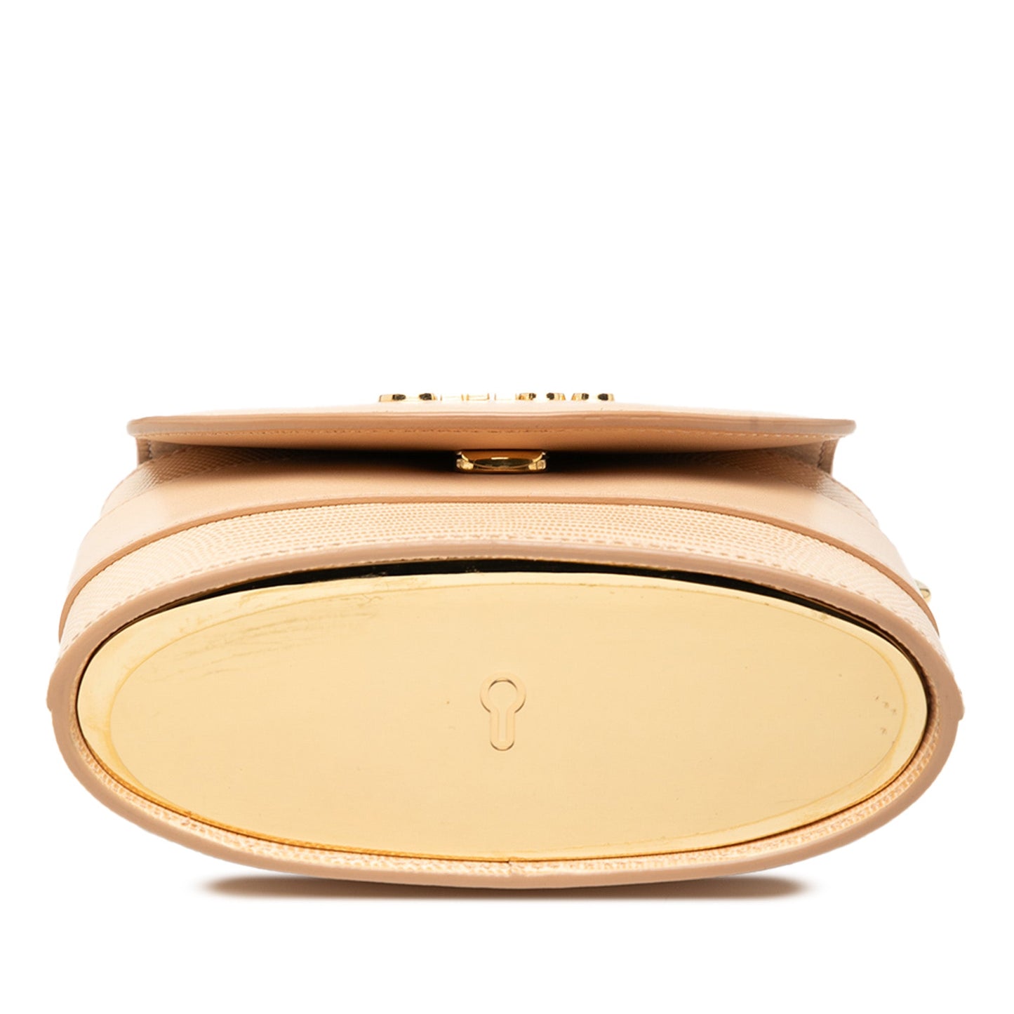 Chloé Lizard Embossed Leather Aby Lock Satchel