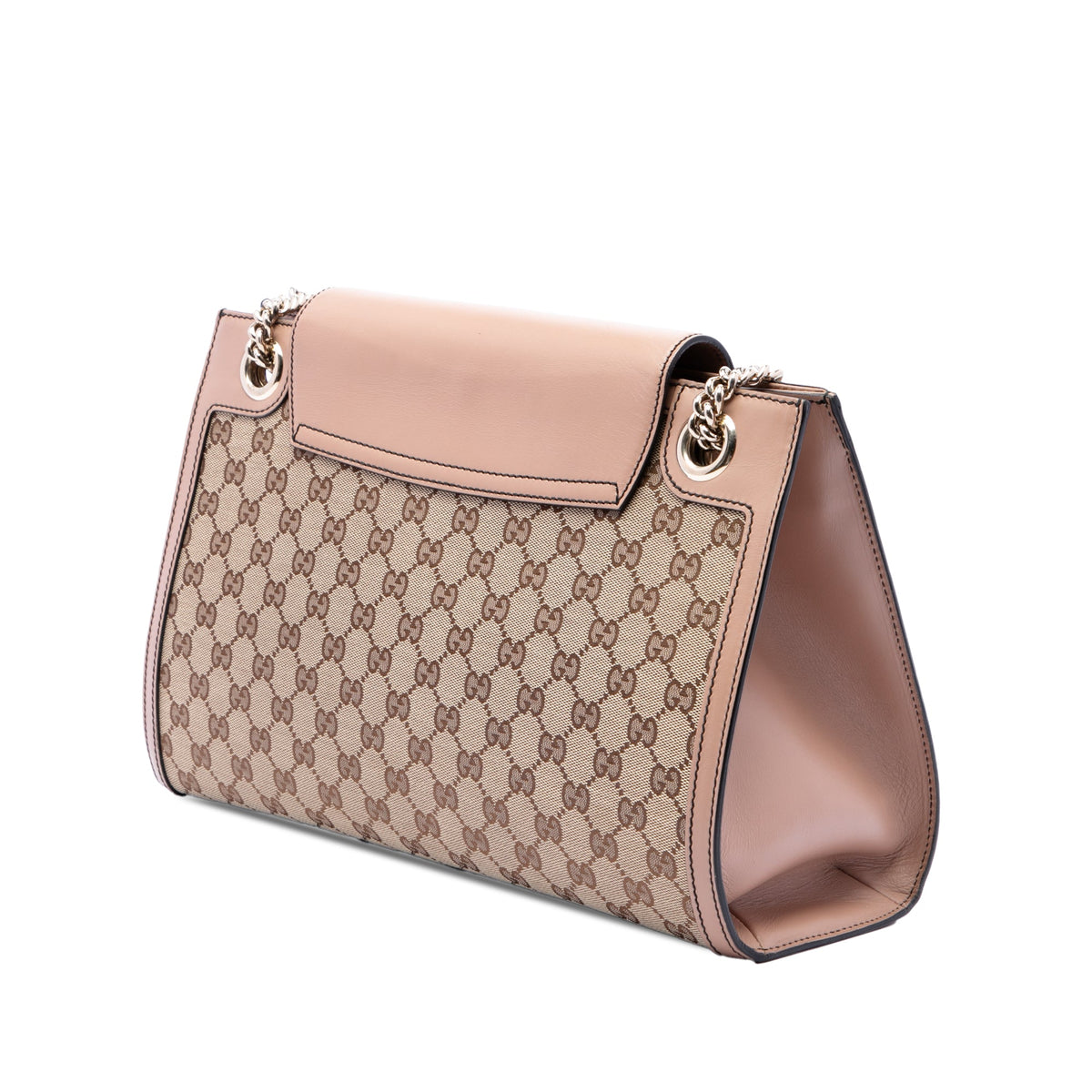 Gucci Large GG Canvas Emily Shoulder Bag — Beige
