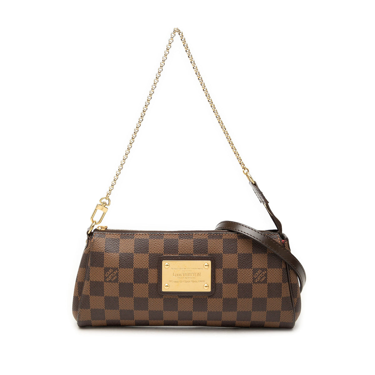 Louis Vuitton Damier Ebene Eva — Brown