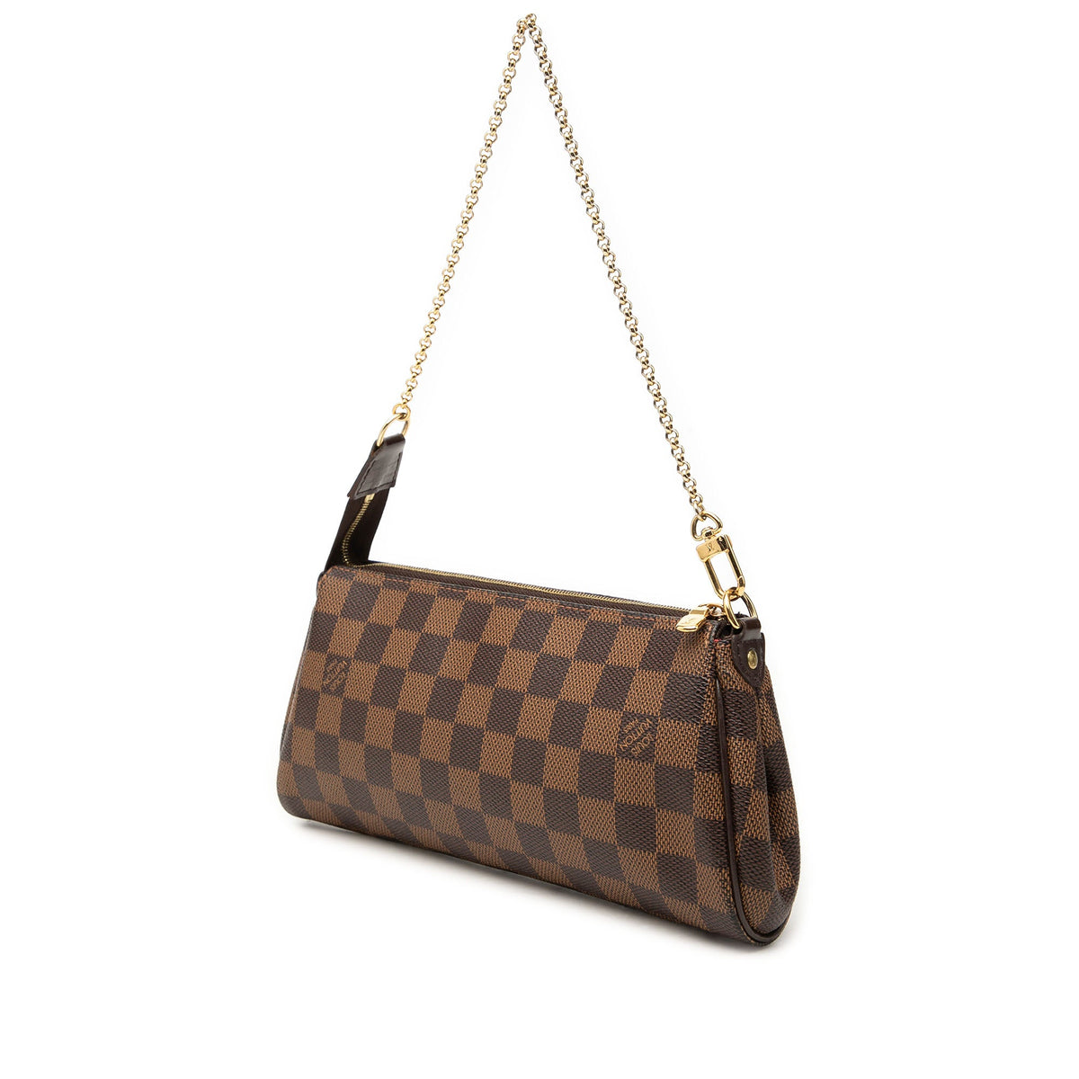 Louis Vuitton Damier Ebene Eva — Brown
