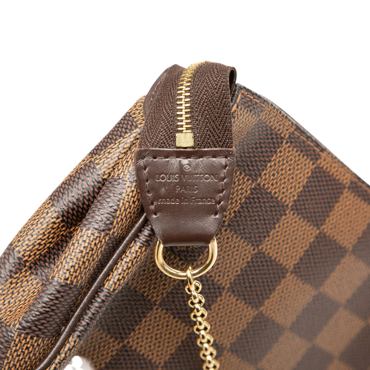 Louis Vuitton Damier Ebene Eva — Brown