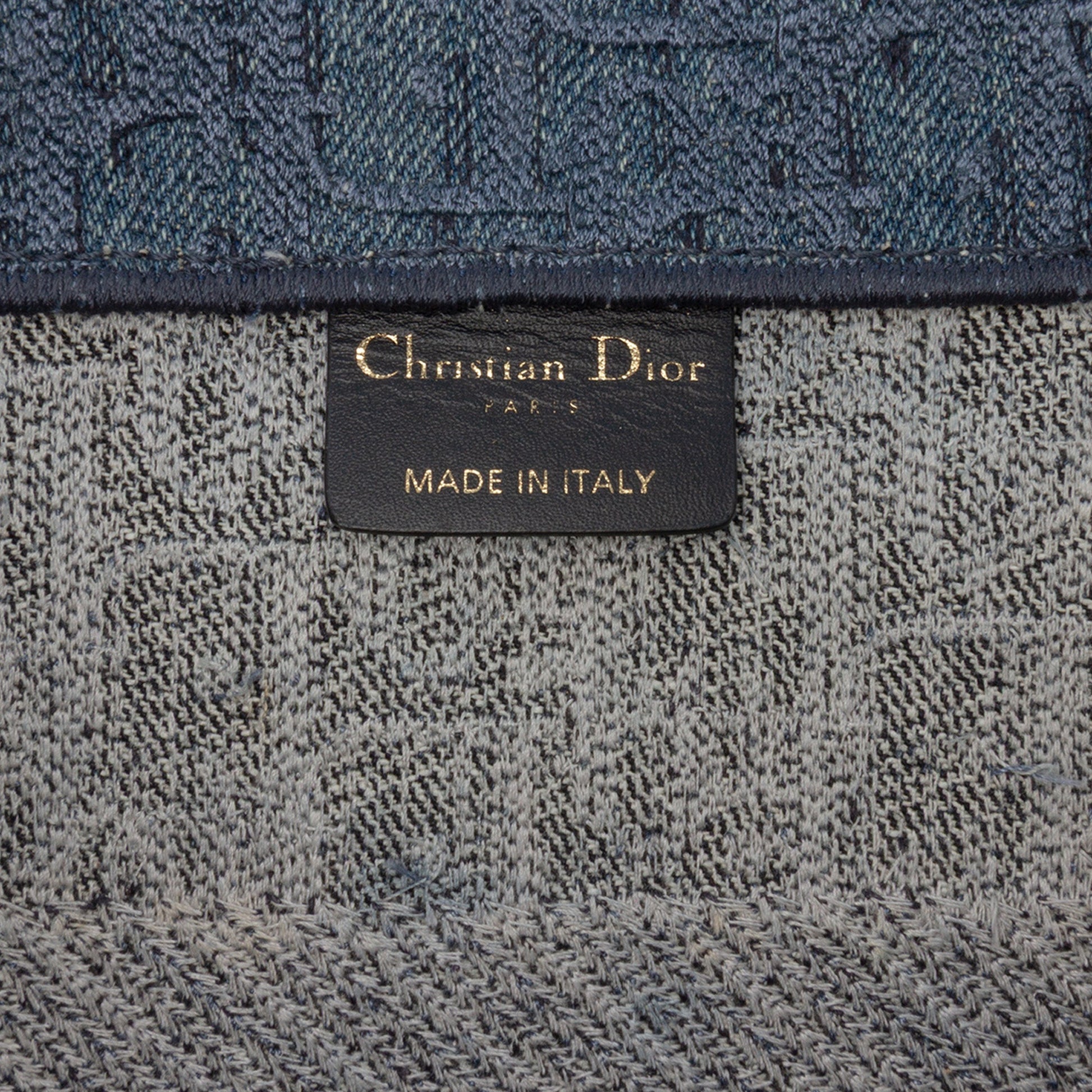 Dior Medium Oblique Denim Book Tote