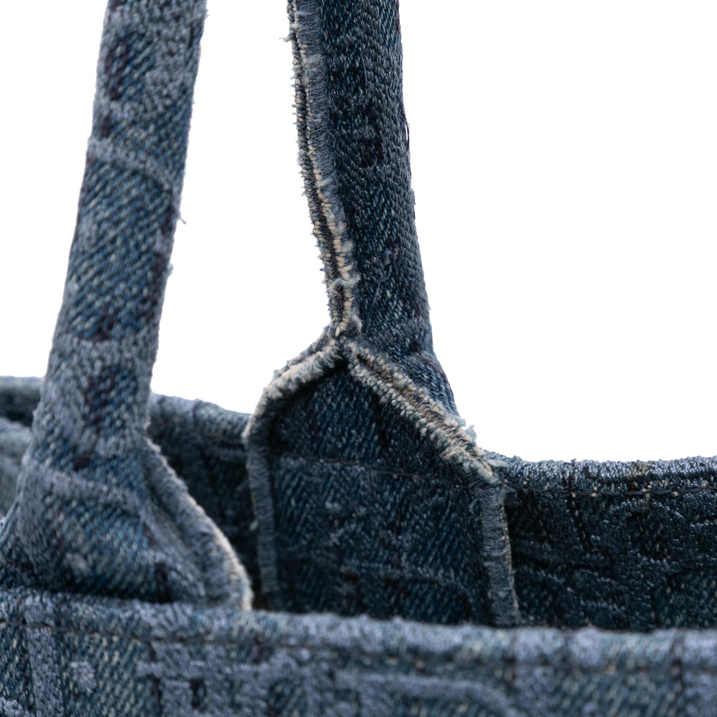 Dior Medium Oblique Denim Book Tote