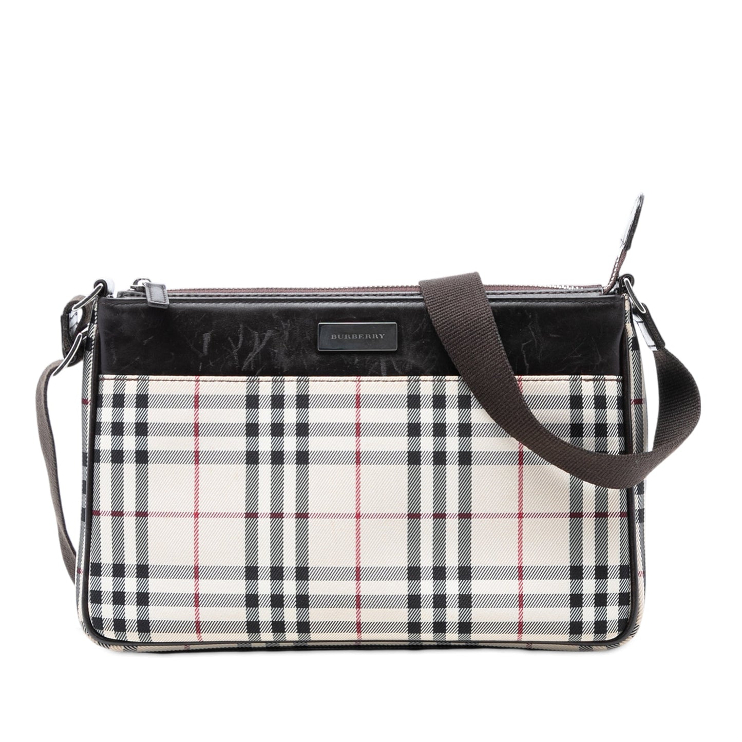 Burberry House Check Canvas Crossbody