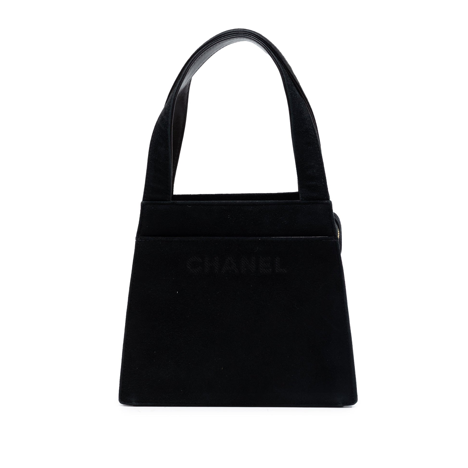 Chanel Suede Logo Handbag